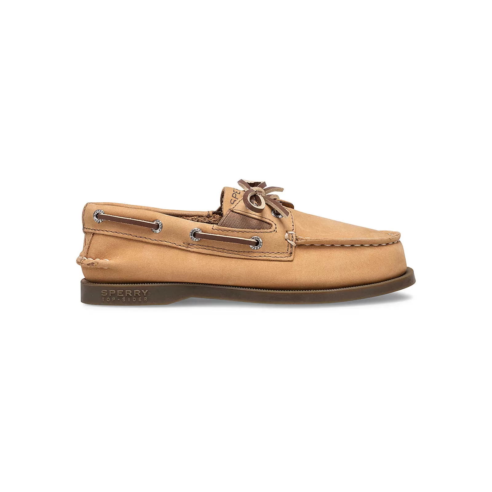 Sperry Big Kid's Authentic Original™ Slip On Boat Shoe Sahara Discount