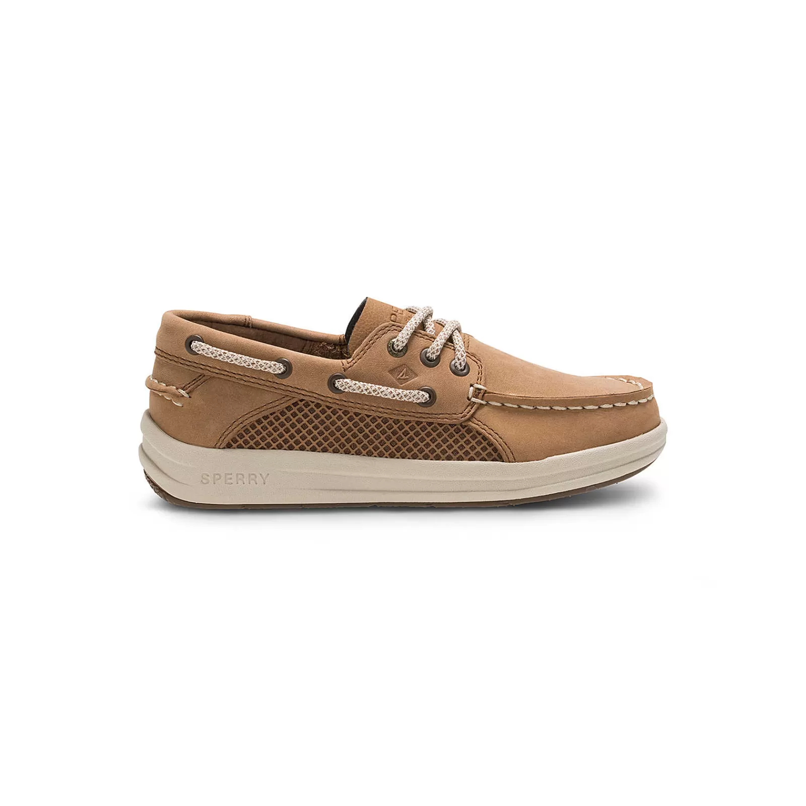 Sperry Big Kid's Gamefish Boat Shoe Dark Tan Outlet