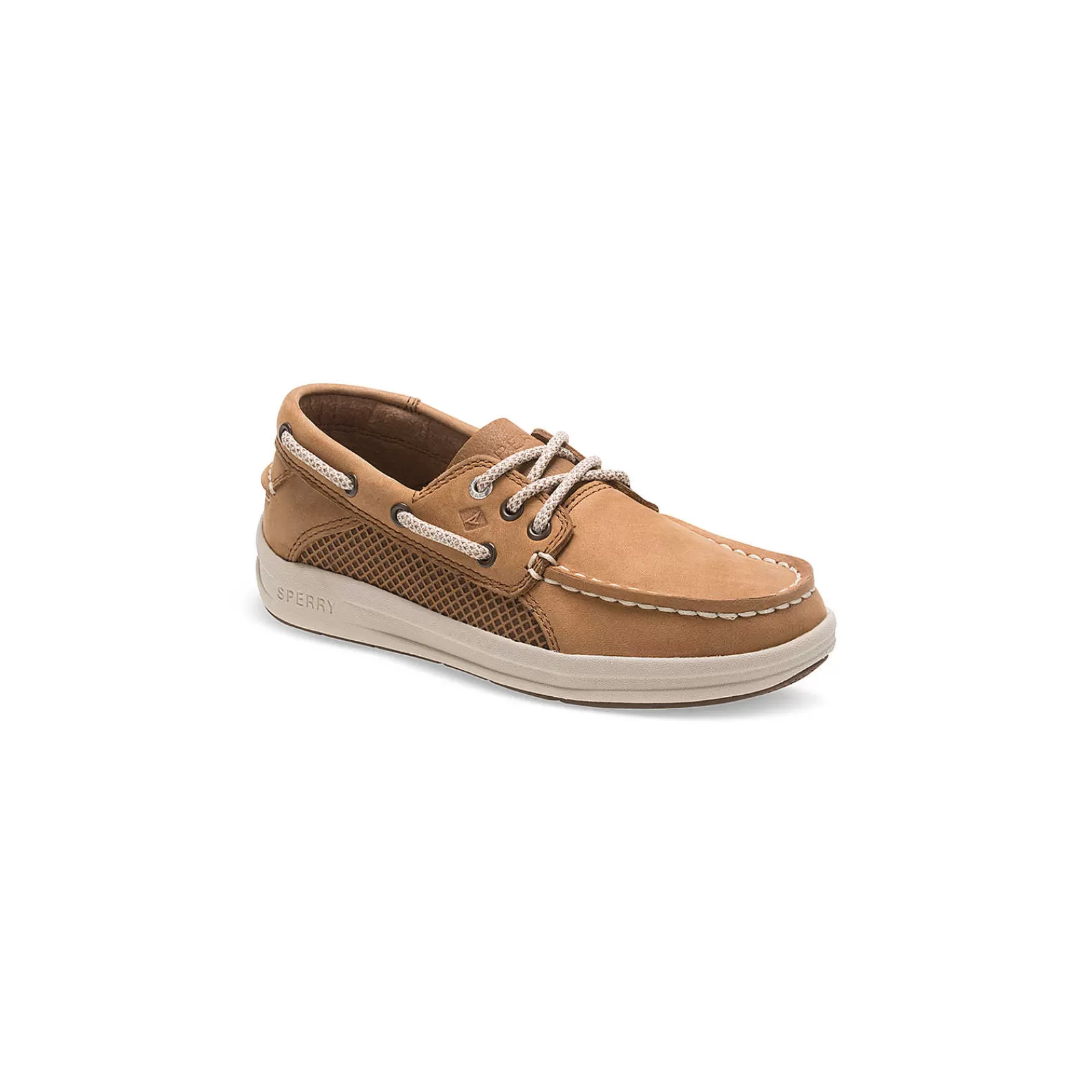 Sperry Big Kid's Gamefish Boat Shoe Dark Tan Outlet