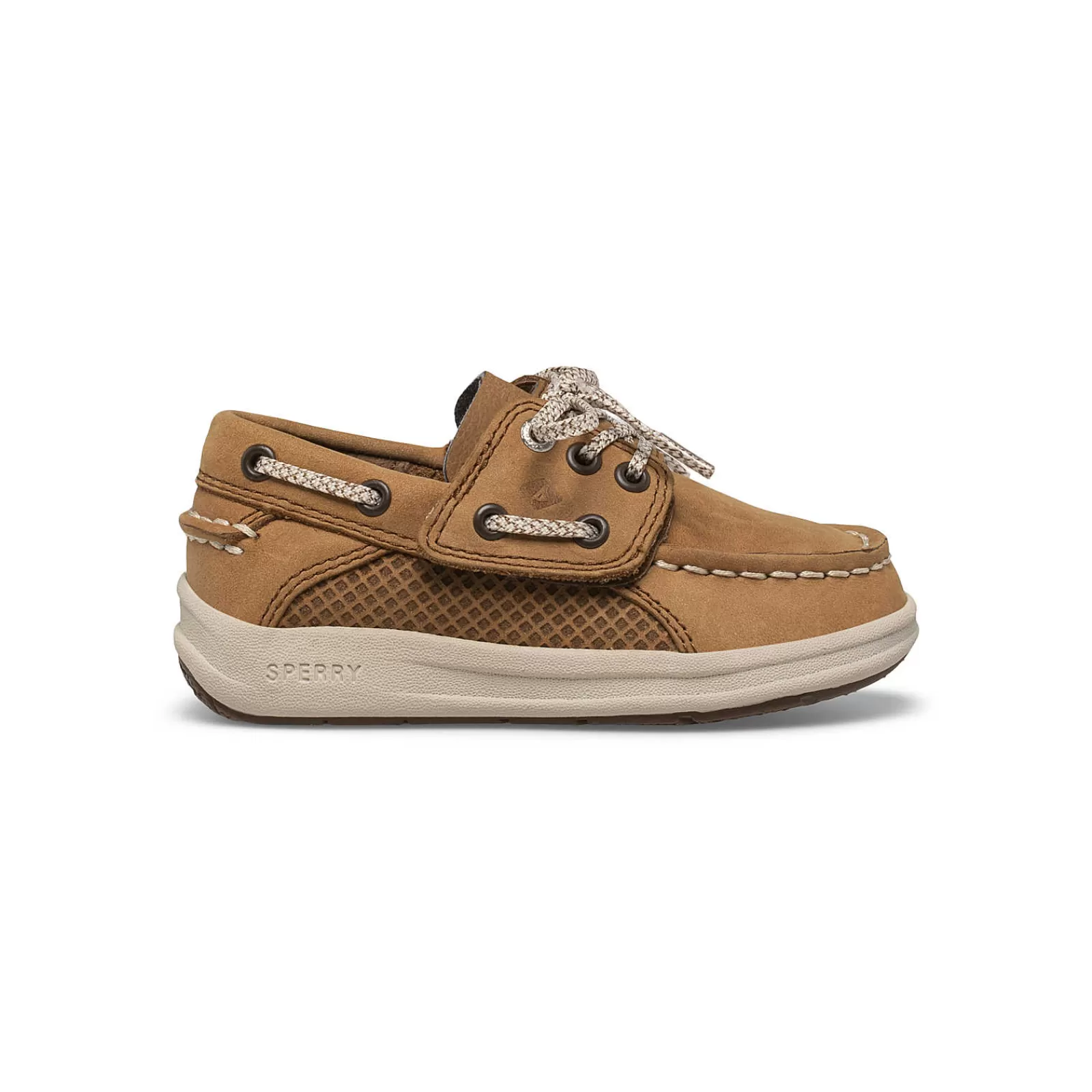 Sperry Big Kid's Gamefish Junior Boat Shoe Dark Tan Flash Sale