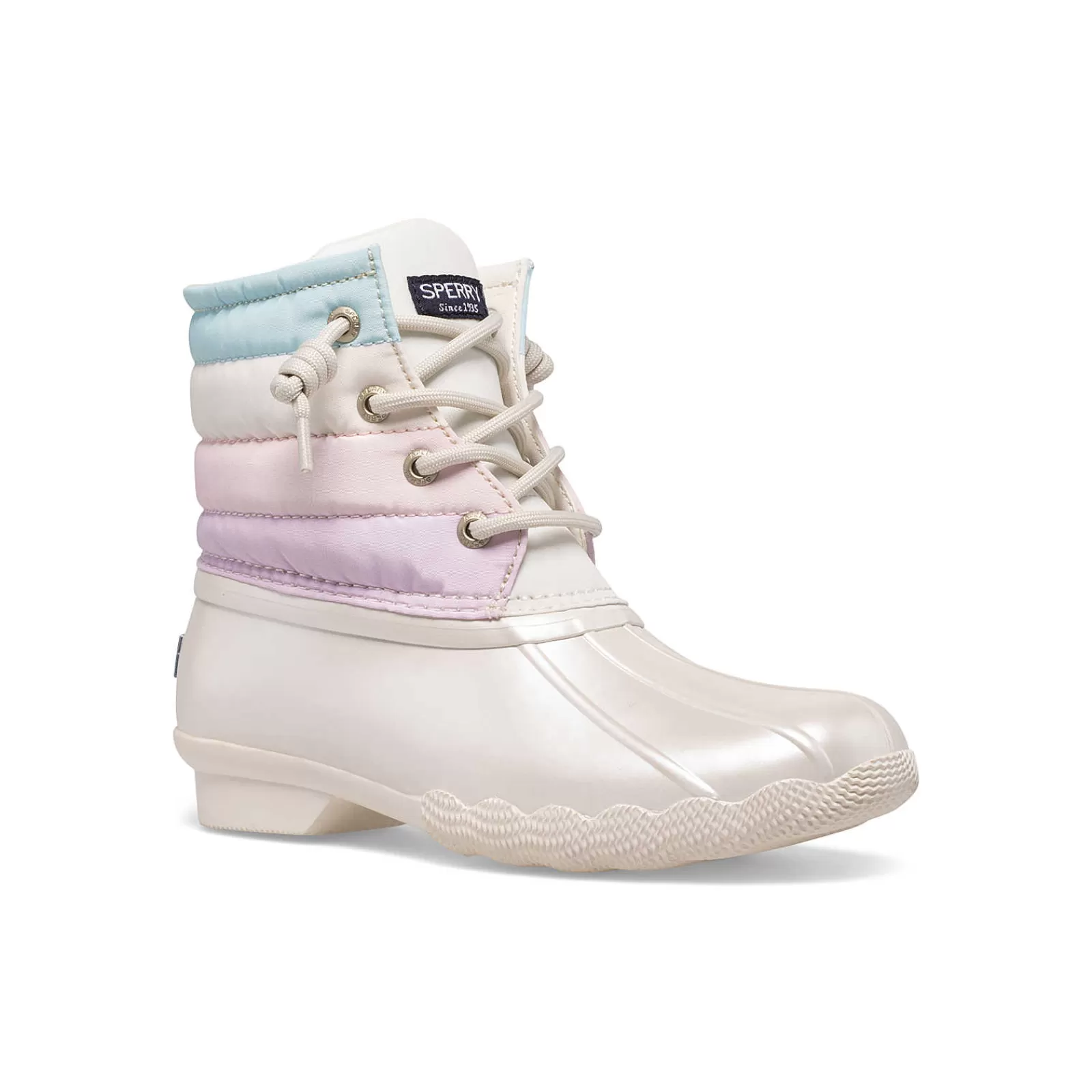 Sperry Big Kid's Saltwater Duck Boot Pastel Multi Store