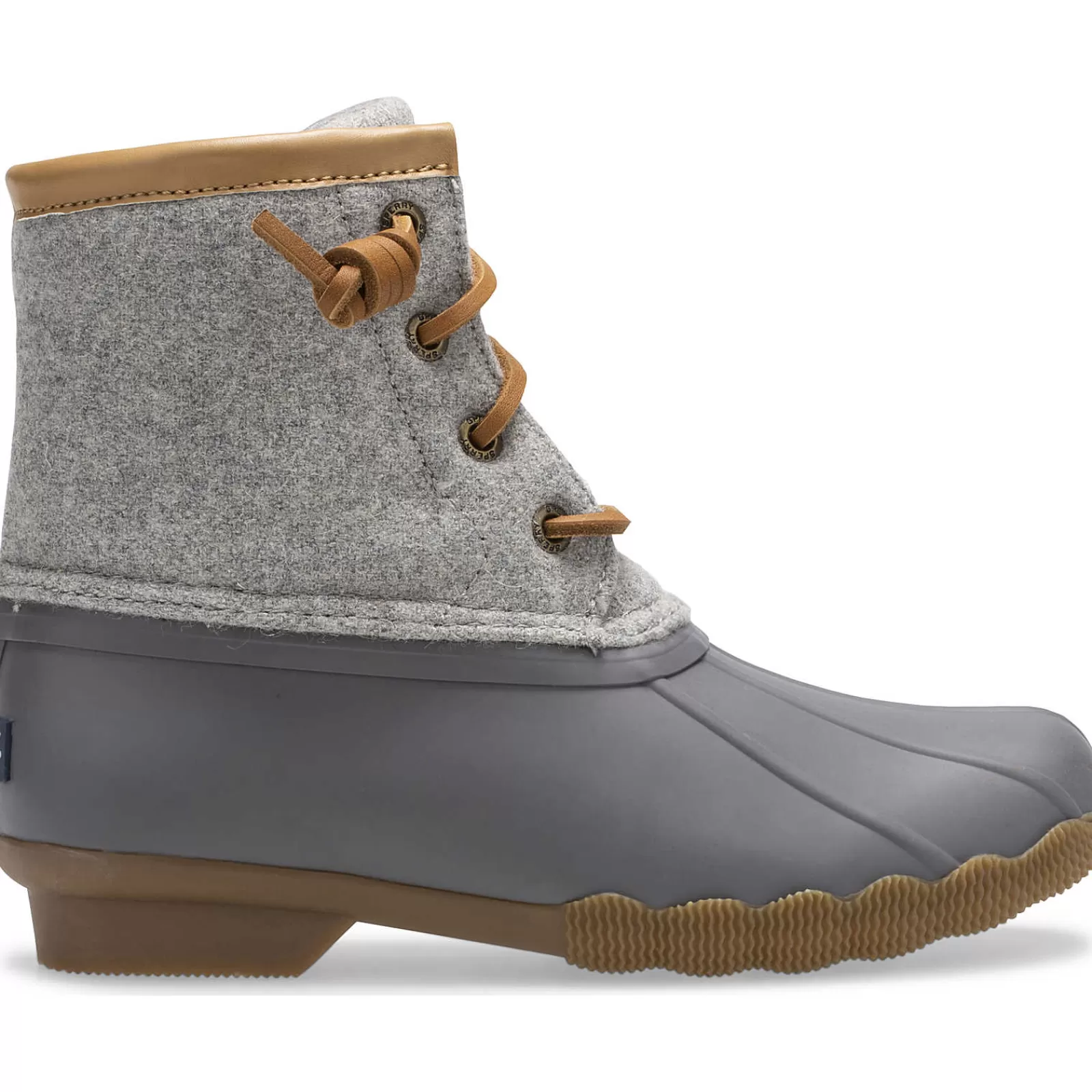 Sperry Big Kid's Saltwater Wool Duck Boot Grey Sale