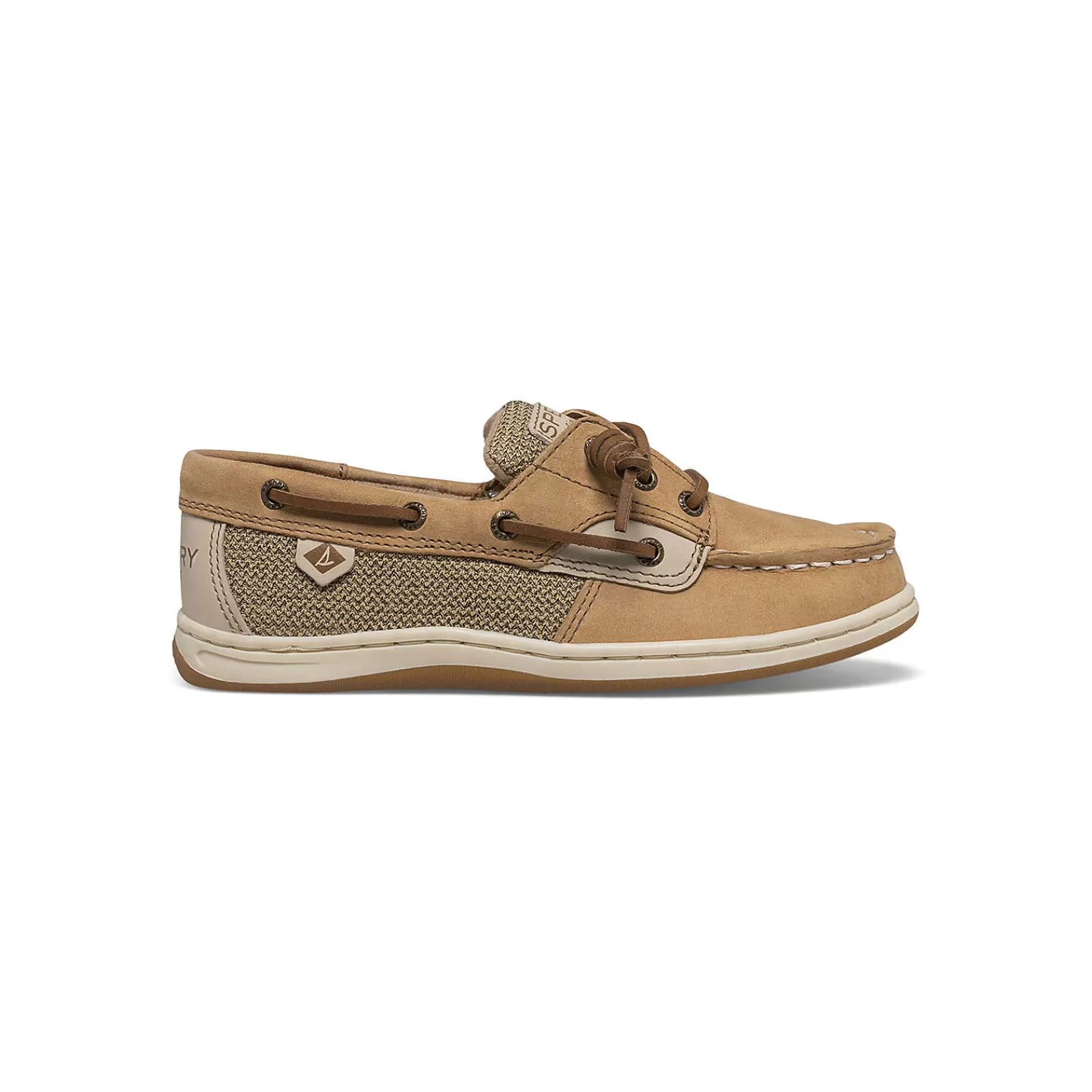 Sperry Big Kid's Songfish Boat Shoe Linen / Oat Sale