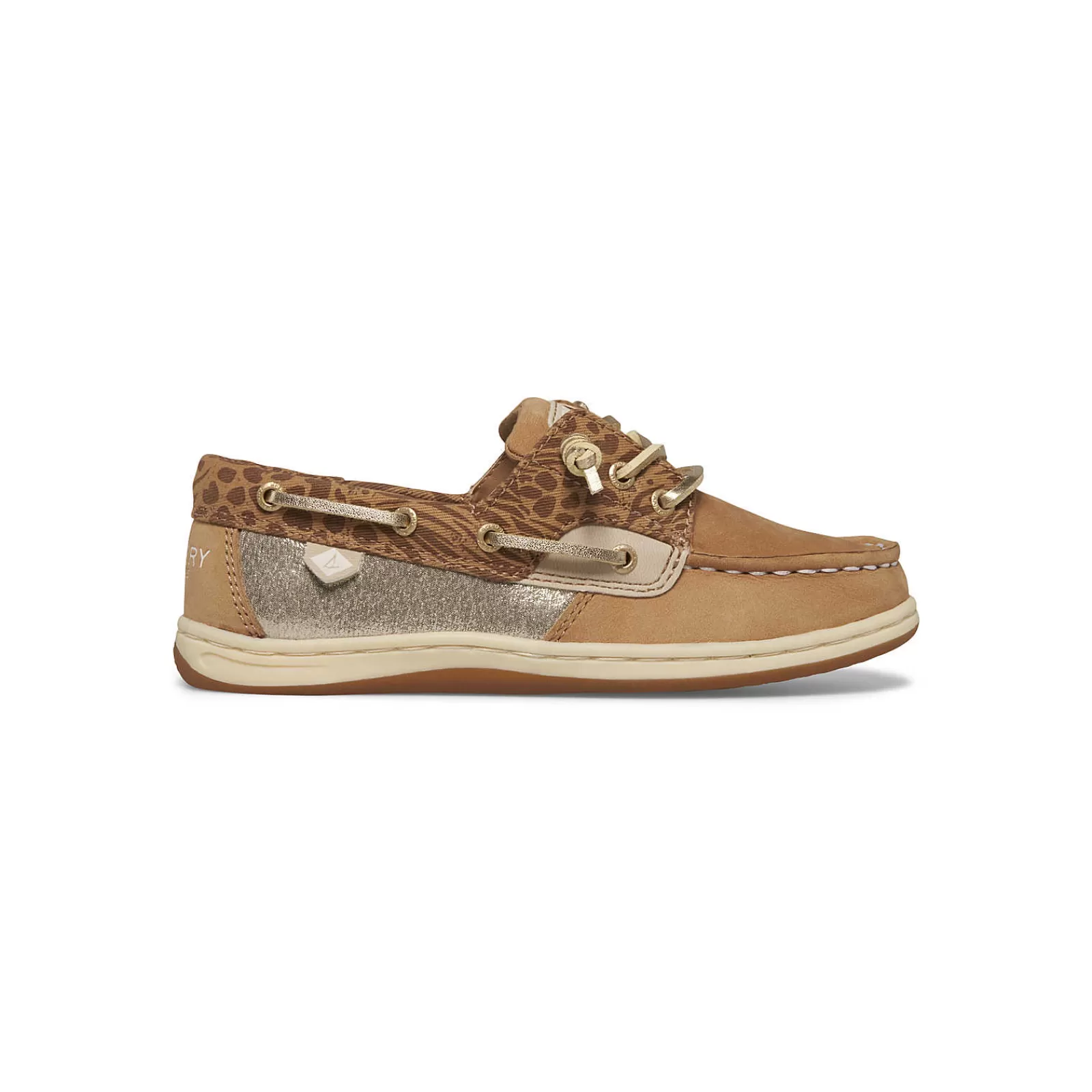 Sperry Big Kid's Songfish Boat Shoe Champagne Flash Sale