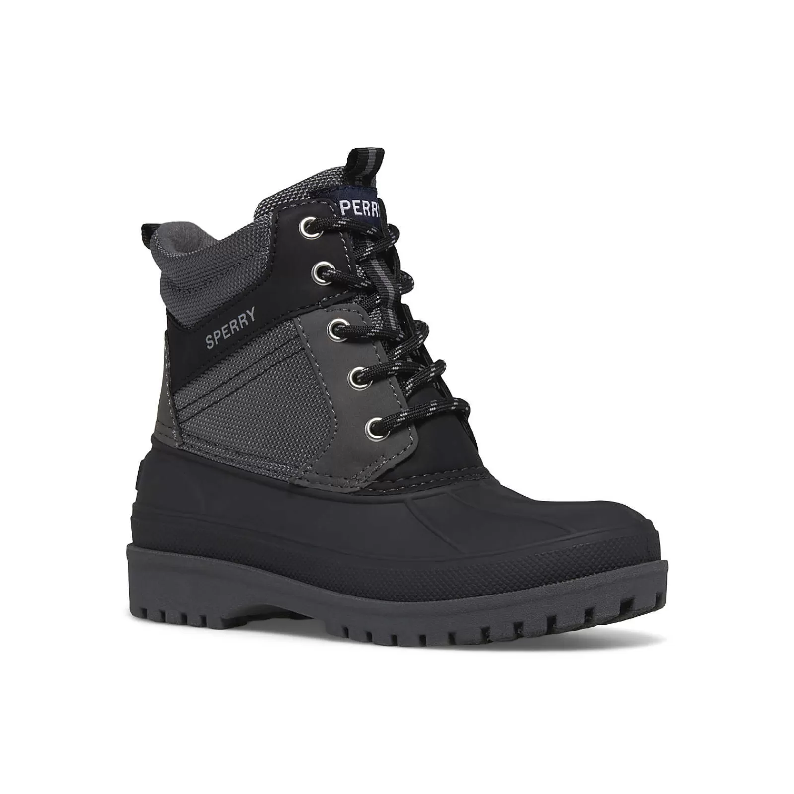 Sperry Big Kid's Storm Hopper Boot Black/Grey Sale