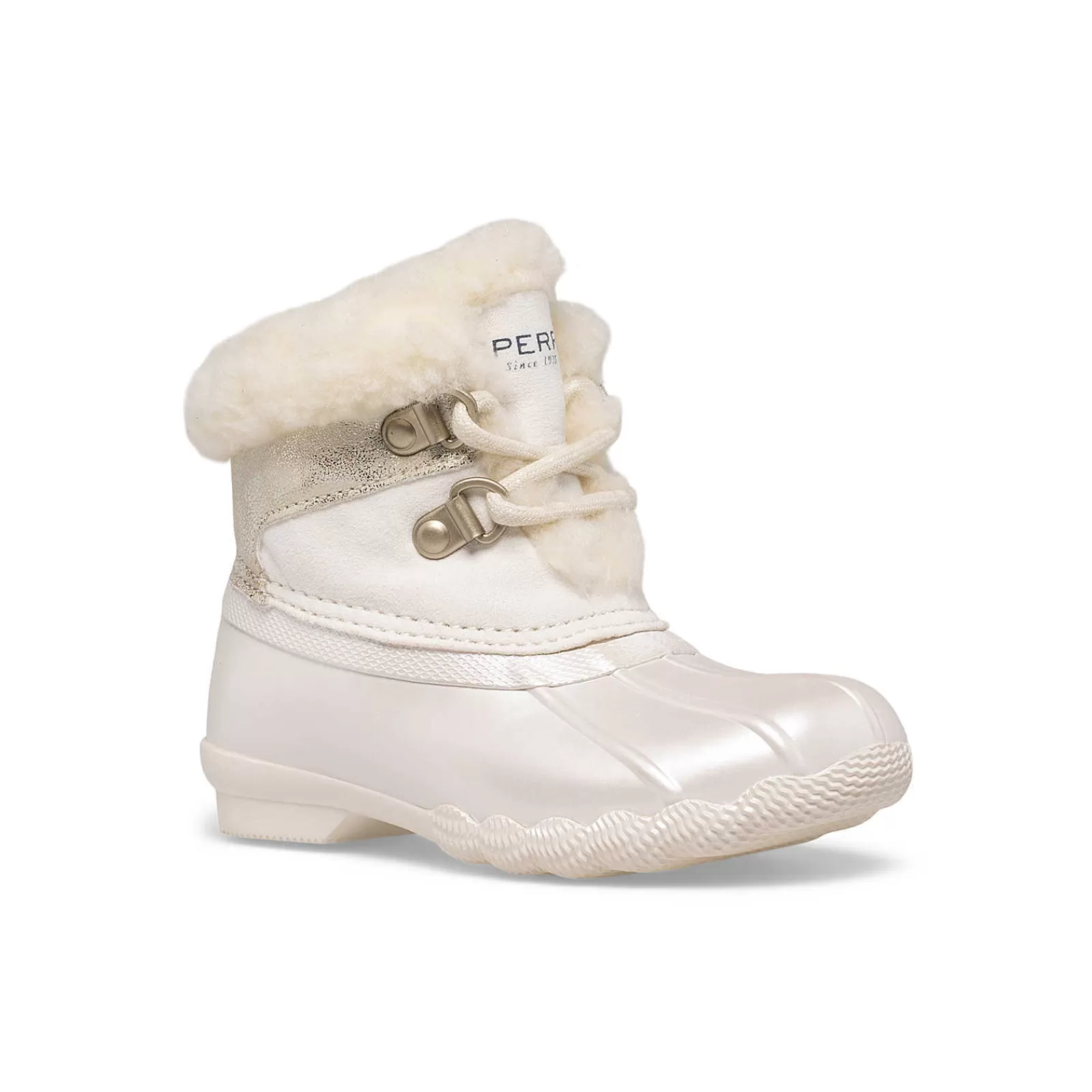 Sperry Little Kid's Alpine Saltwater Junior Boot Ivory Best Sale