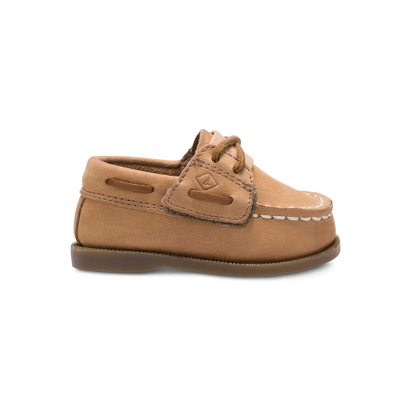 Sperry Little Kid's Authentic Original™ Crib Hook & Loop Boat Shoe Sahara Cheap