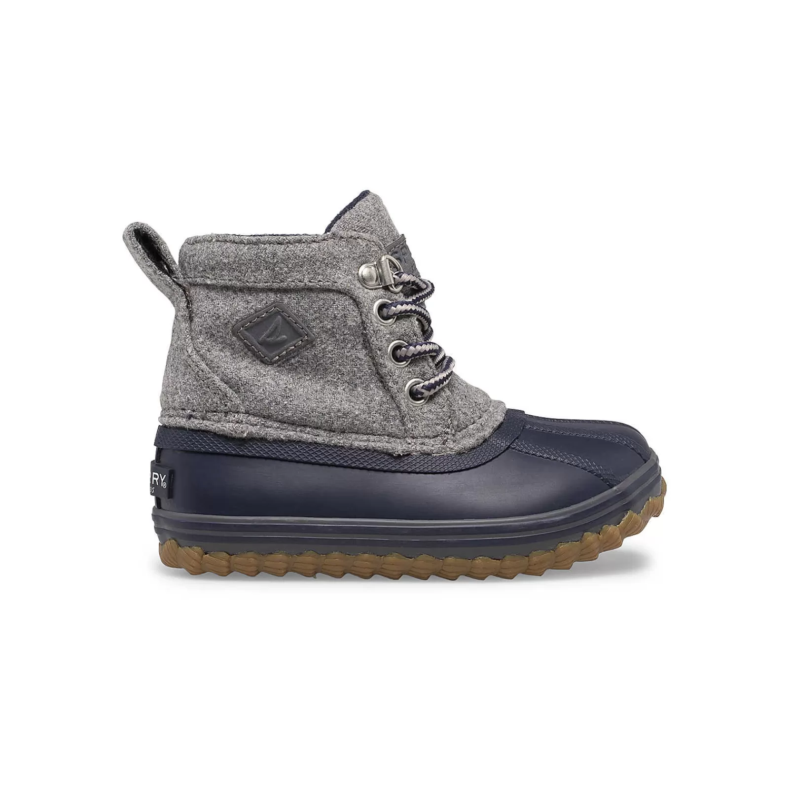 Sperry Little Kid's Bowline Boot Grey/Navy Cheap