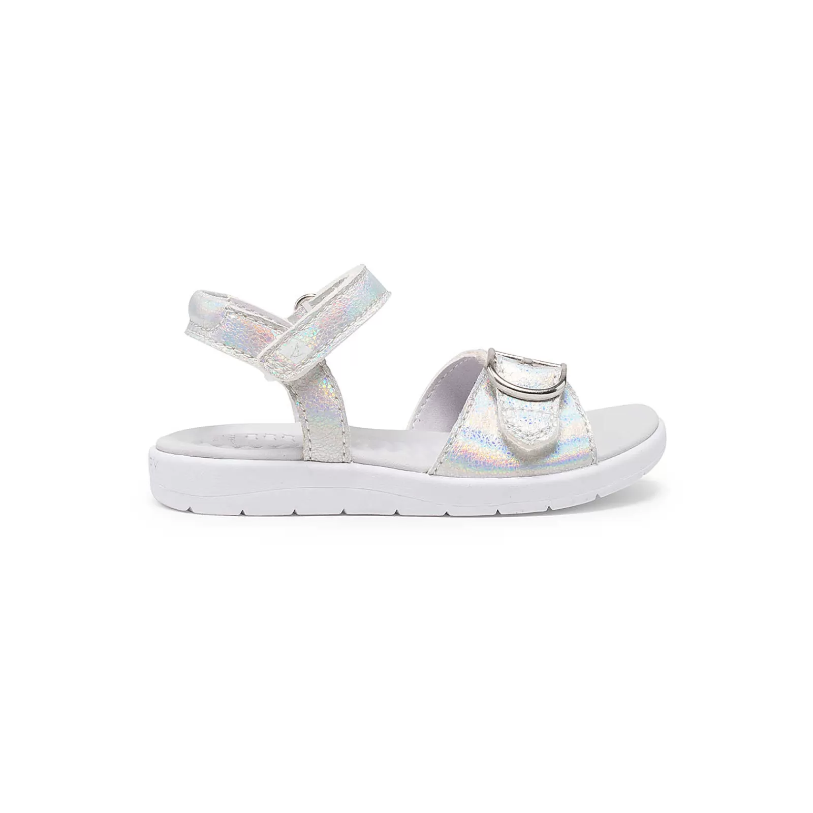 Sperry Little Kid's Galley PLUSHWAVE™ Sandal Silver Hot