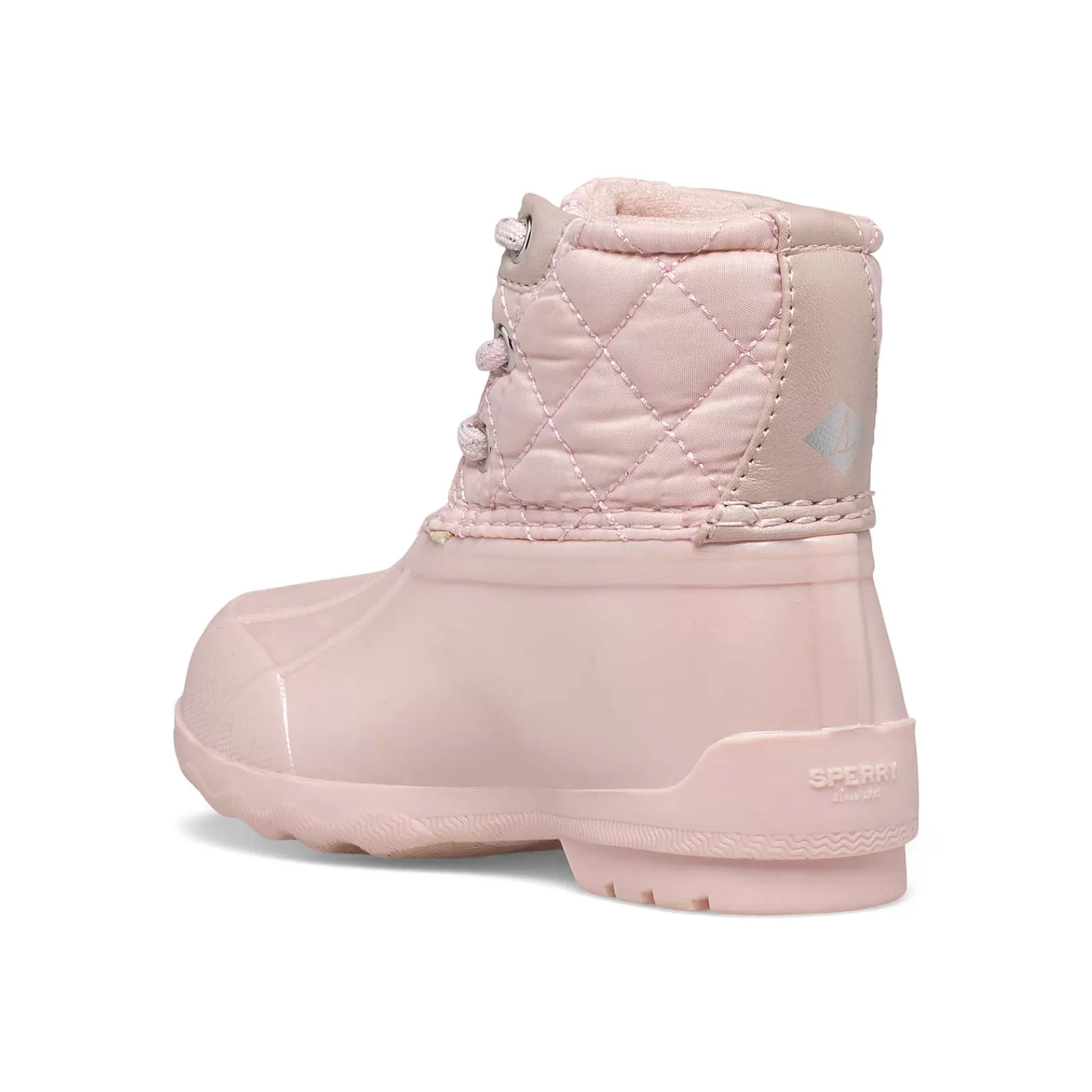 Sperry Little Kid's Port Boot Blush Quilt Fashion