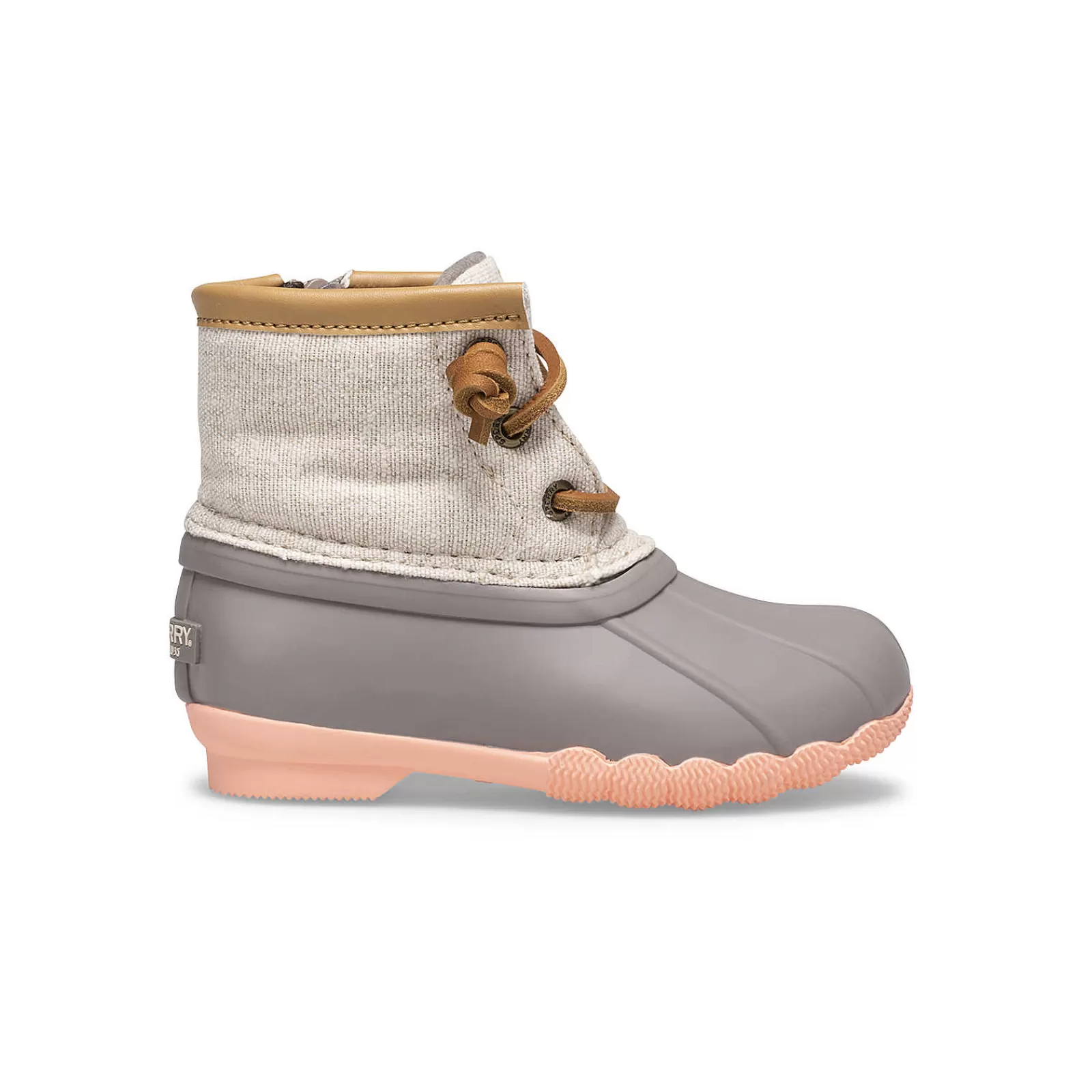 Sperry Little Kid's Saltwater Duck Boot Linen Rose Shop