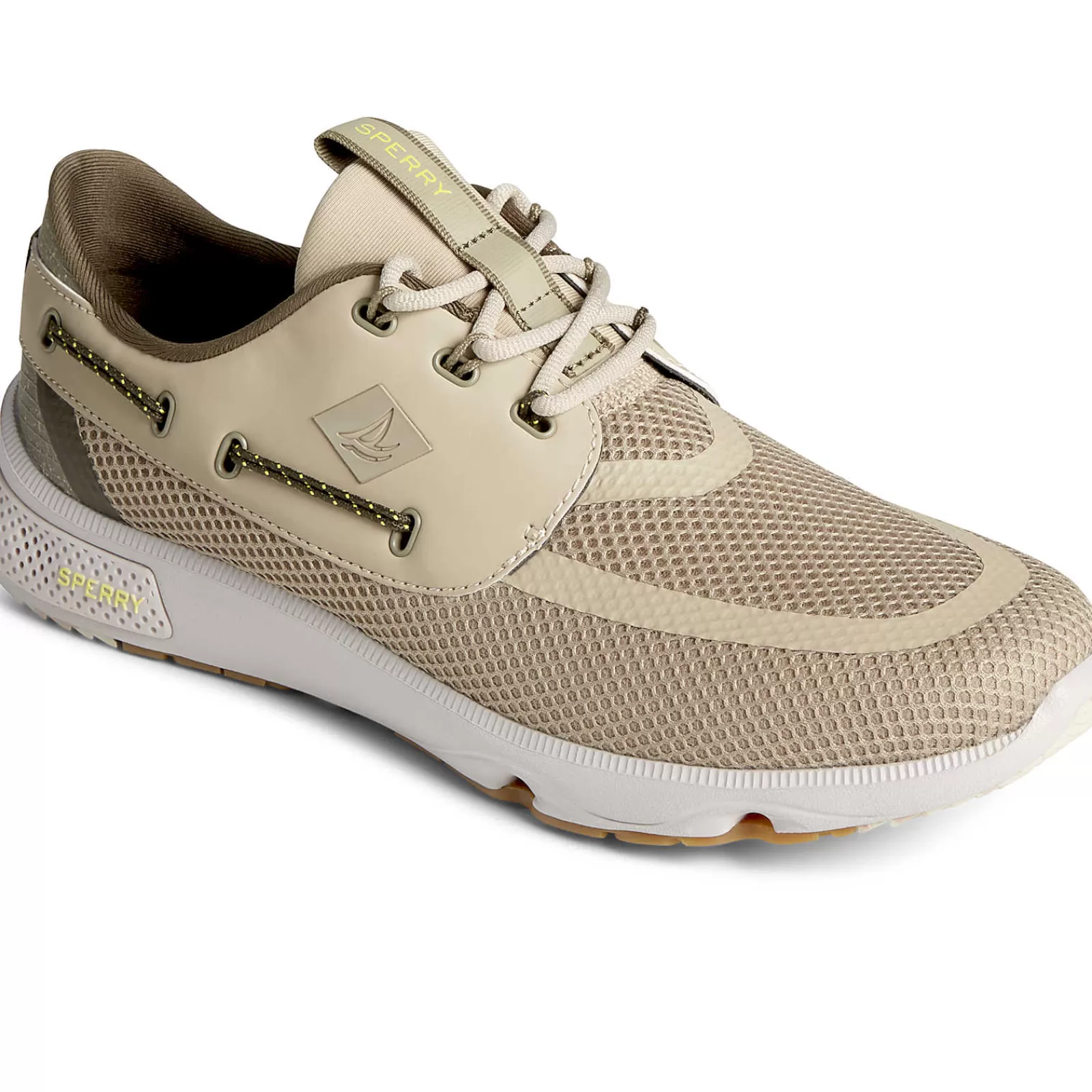 Sperry Men's 7 Seas 3-Eye Sneaker Taupe Cheap