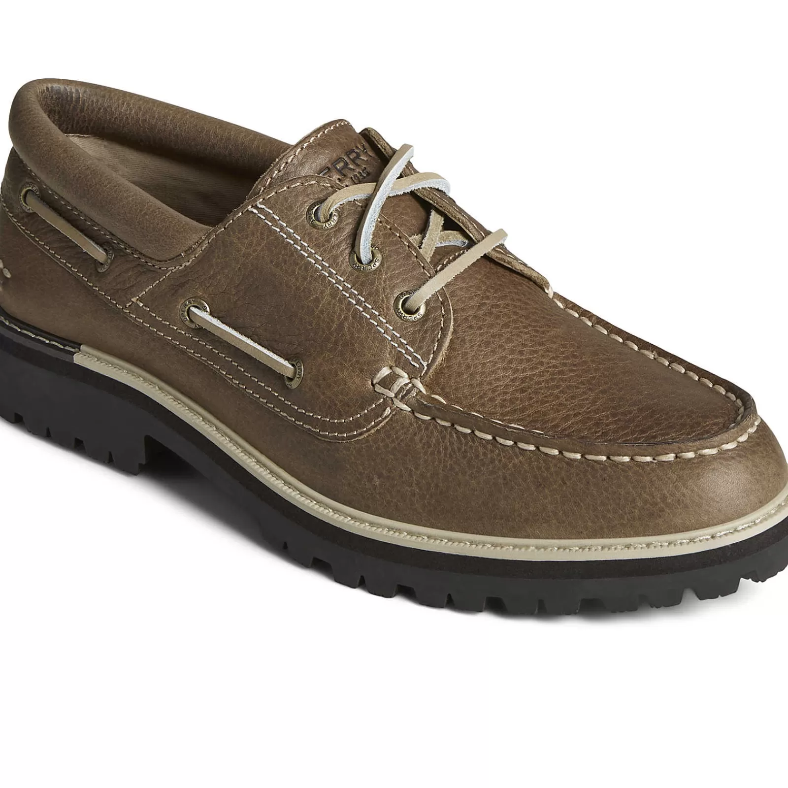 Sperry Men's Authentic Original™ Lug 3-Eye Boat Shoe Taupe Fashion