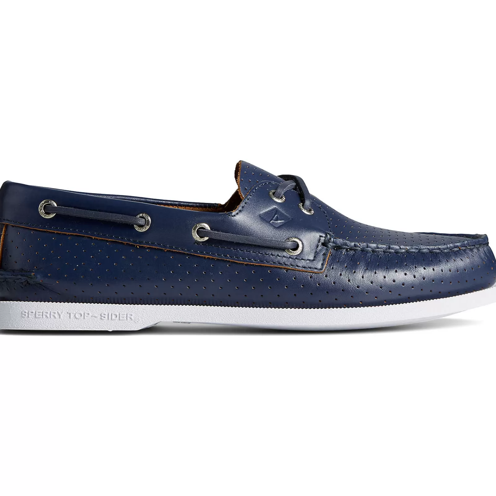 Sperry Men's Authentic Original™ Perforated Boat Shoe Navy Discount