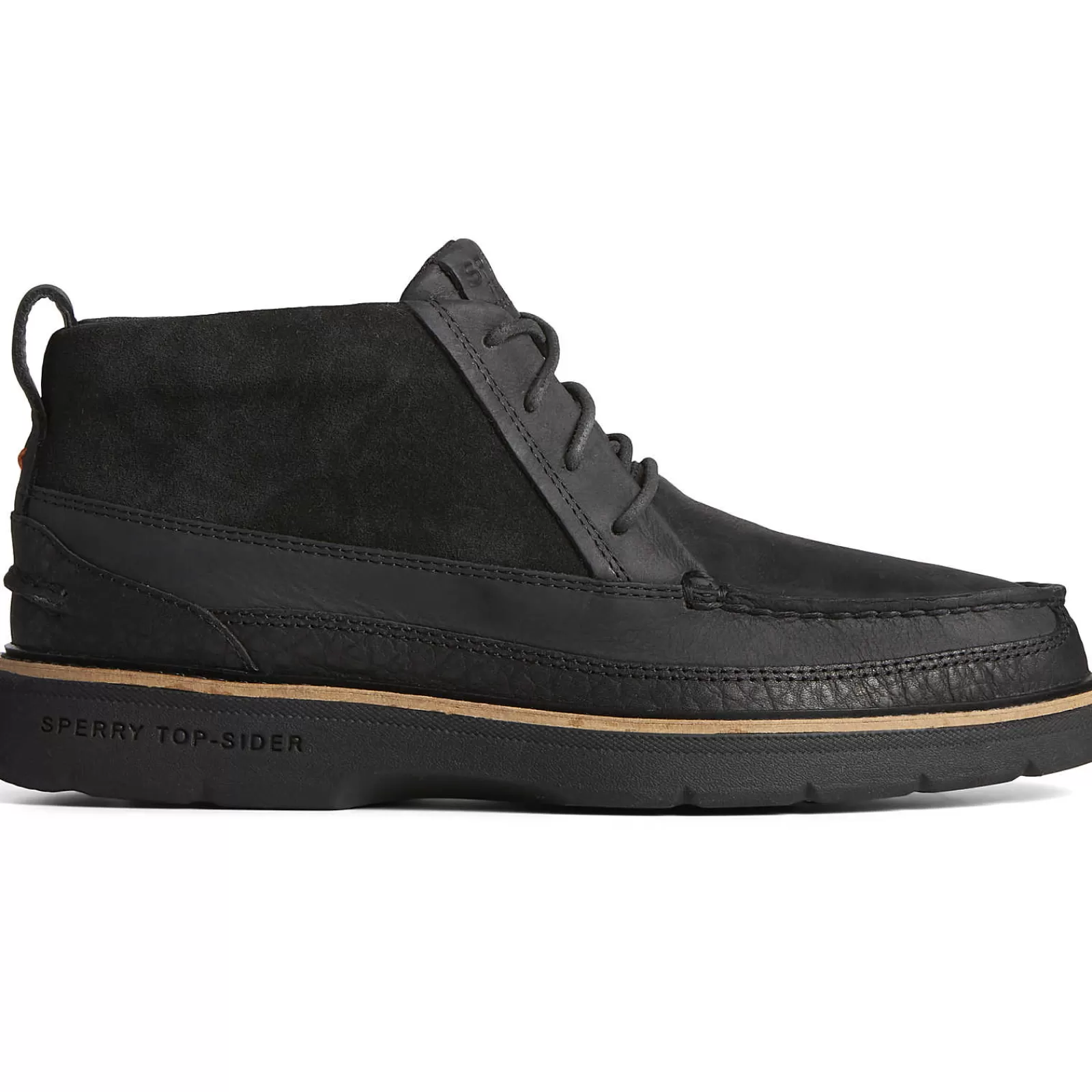 Sperry Men's Authentic Original™ PLUSHWAVE™ Lug Chukka Boot Black Outlet