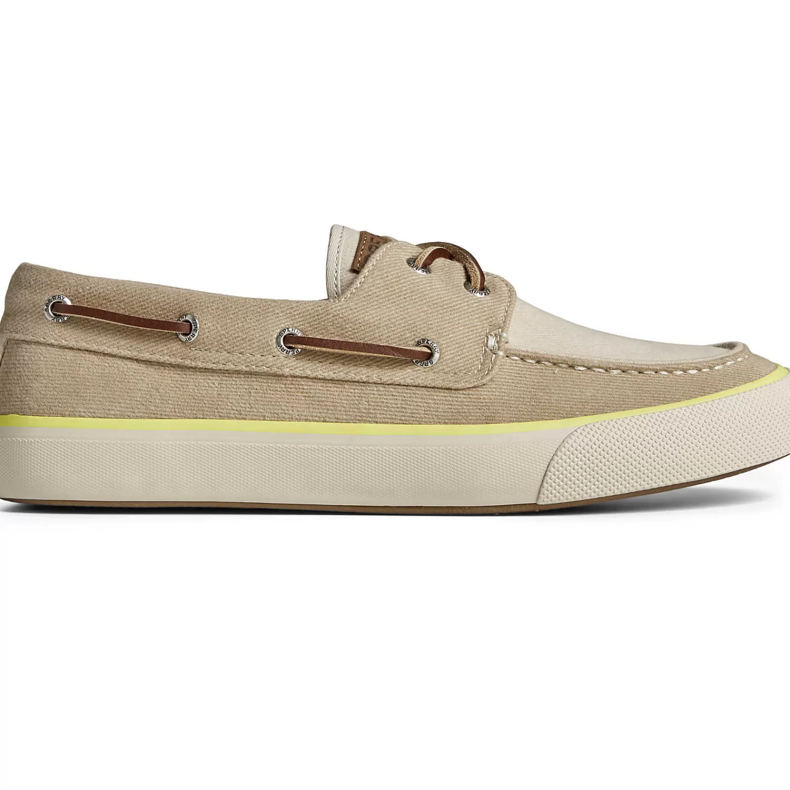 Sperry Men's Bahama II Twill Sneaker Tan New