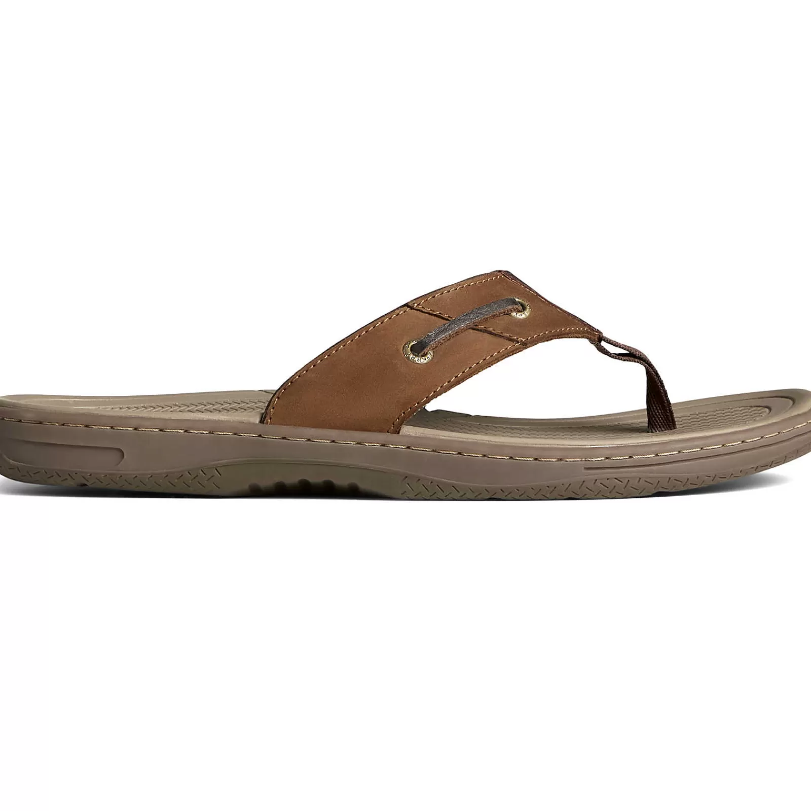 Sperry Men's Baitfish Leather Flip Flop Brown / Buc / Brown Flash Sale