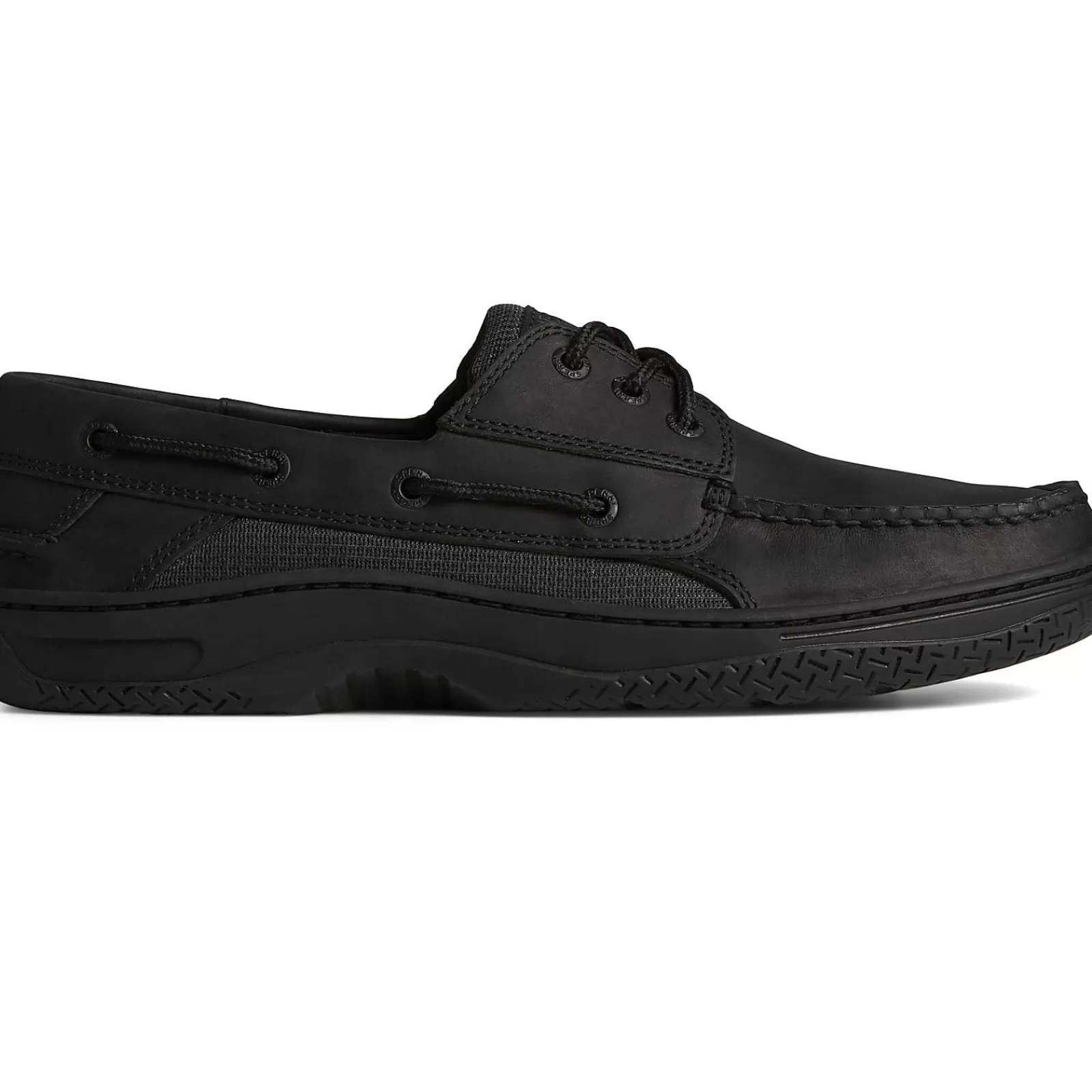 Sperry Men's Billfish™ 3-Eye Leather Boat Shoe Black Store