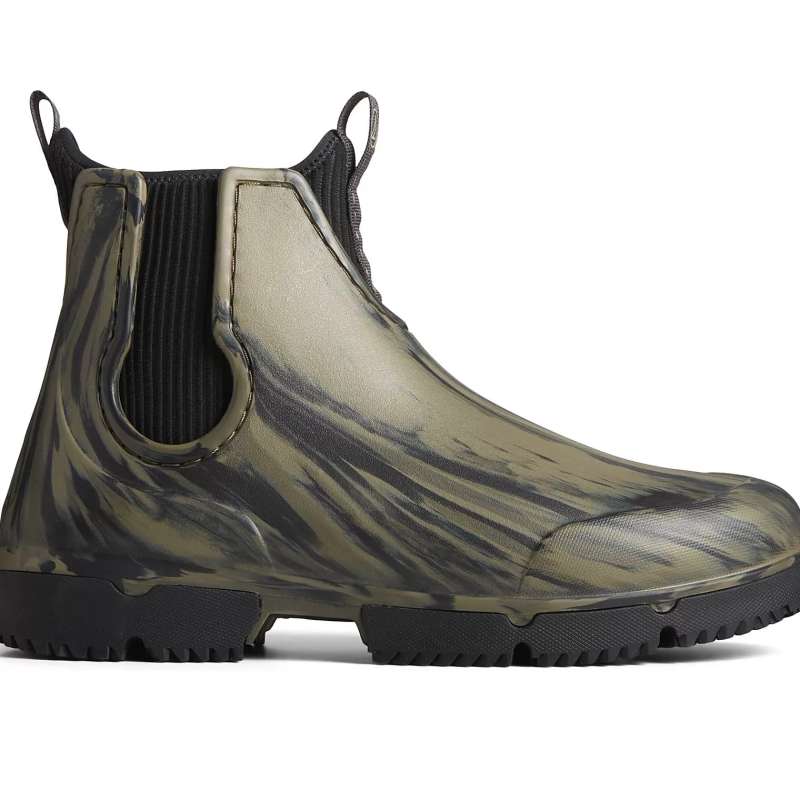 Sperry Men's Float Rain Boot Olive Camo Clearance