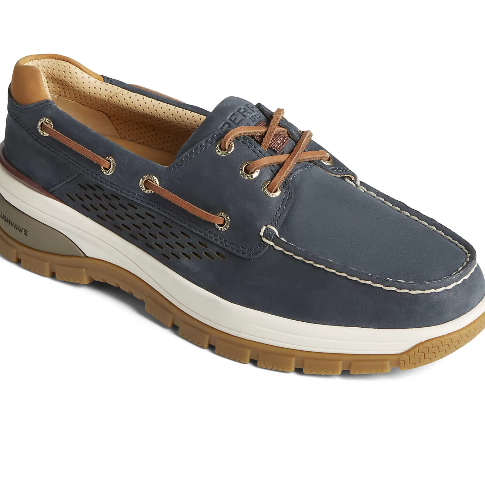 Sperry Men's Gold Cup™ Billfish™ PLUSHWAVE™ Boat Shoe Navy Best Sale