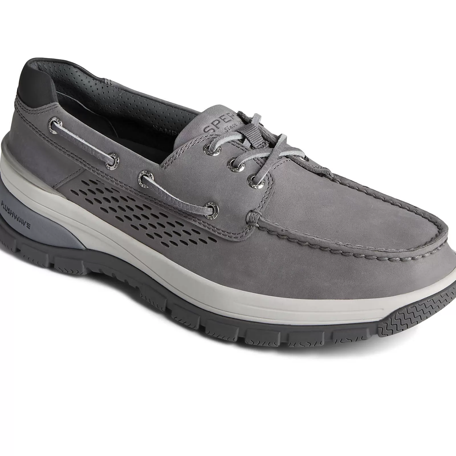 Sperry Men's Gold Cup™ Billfish™ PLUSHWAVE™ Boat Shoe Grey Best