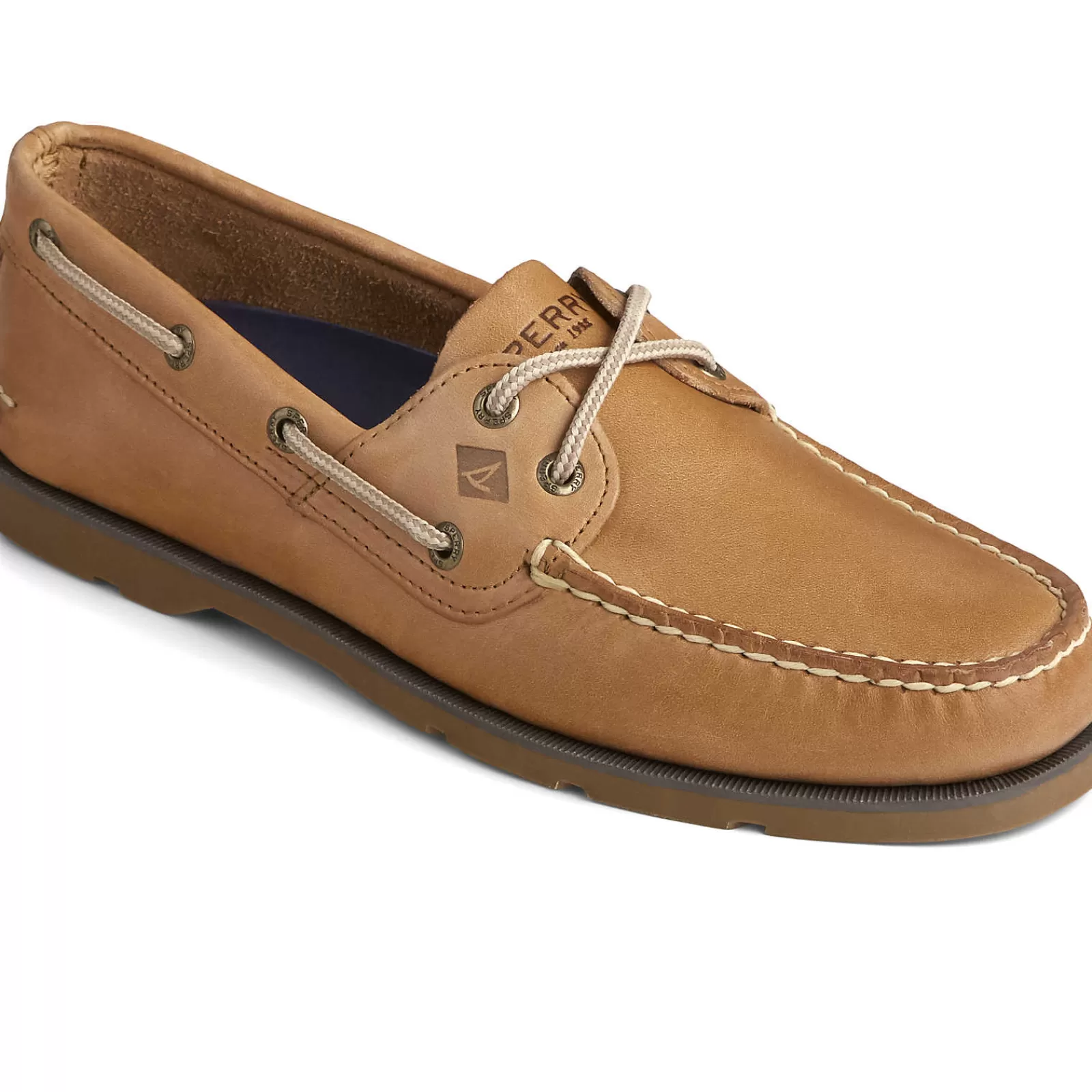 Sperry Men's Leeward Boat Shoe Sahara Fashion