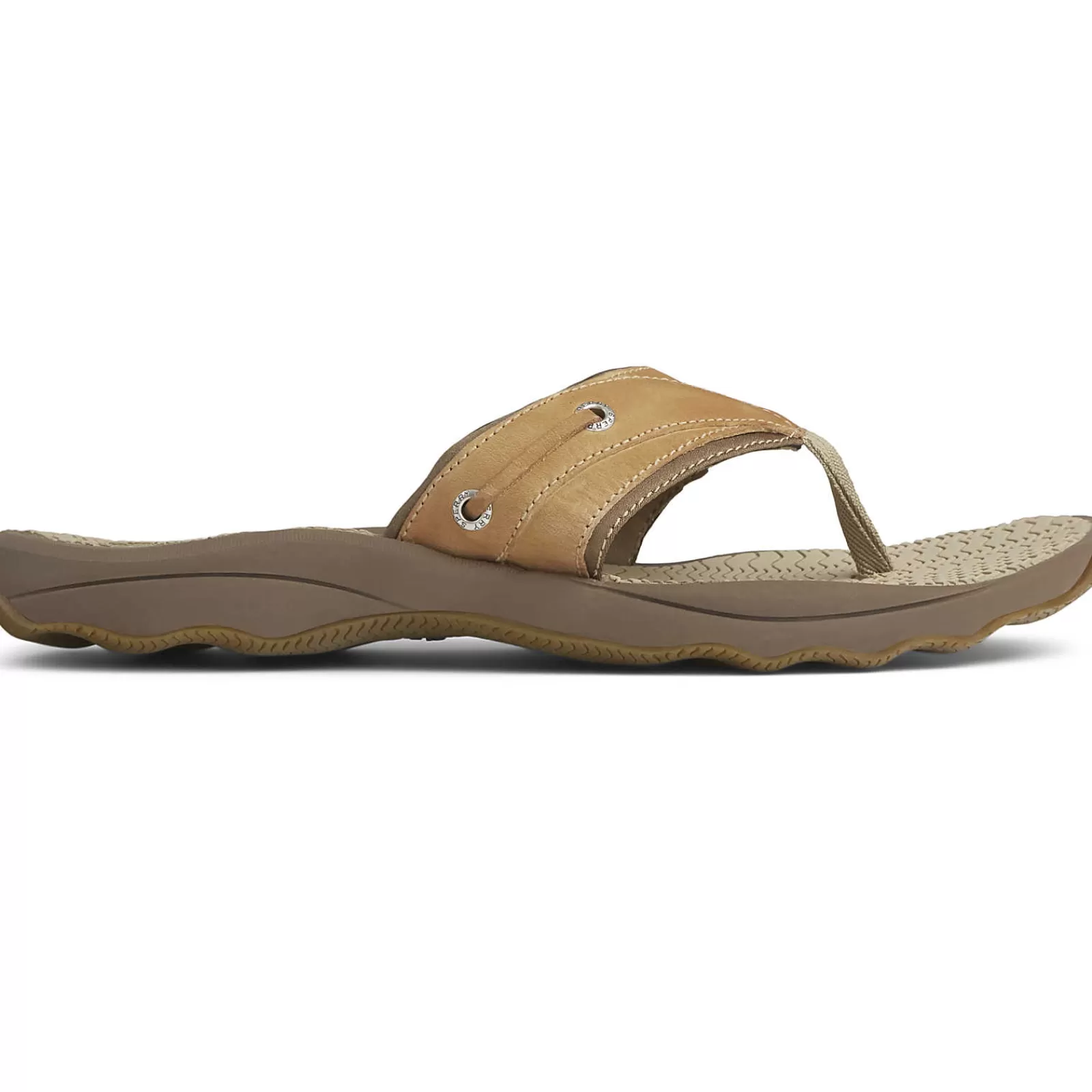 Sperry Men's Outer Banks Flip Flop Tan Best