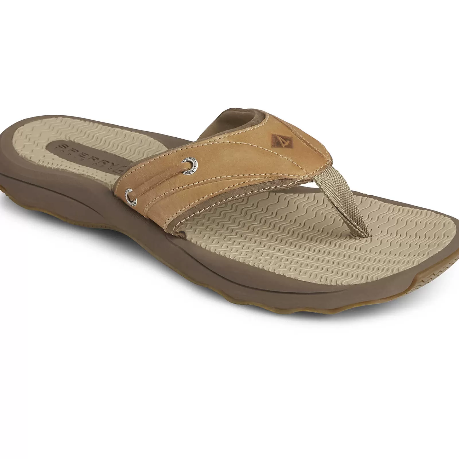 Sperry Men's Outer Banks Flip Flop Tan Best