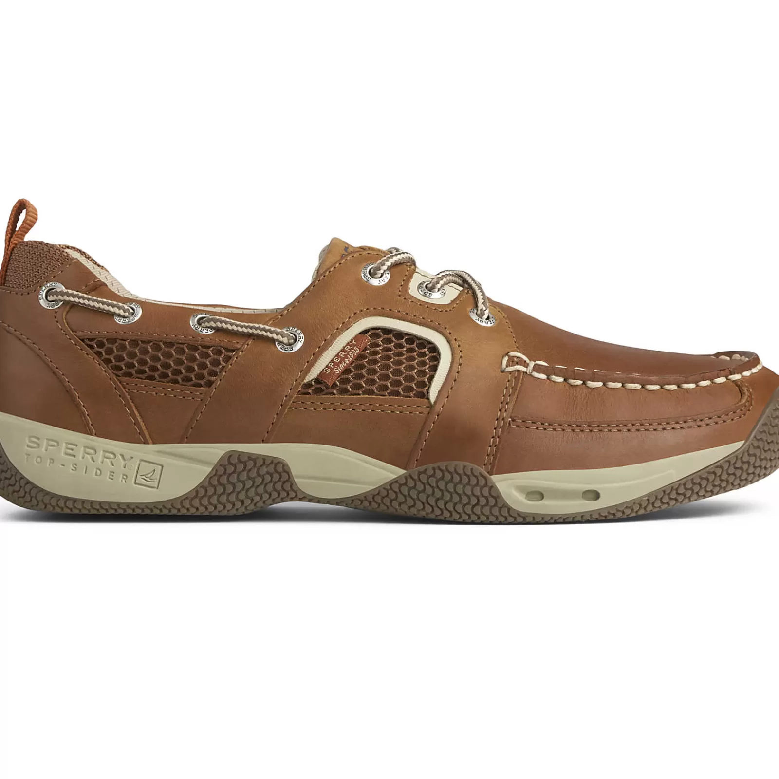 Sperry Men's Sea Kite Sport Moc Boat Shoe Dark Tan Clearance