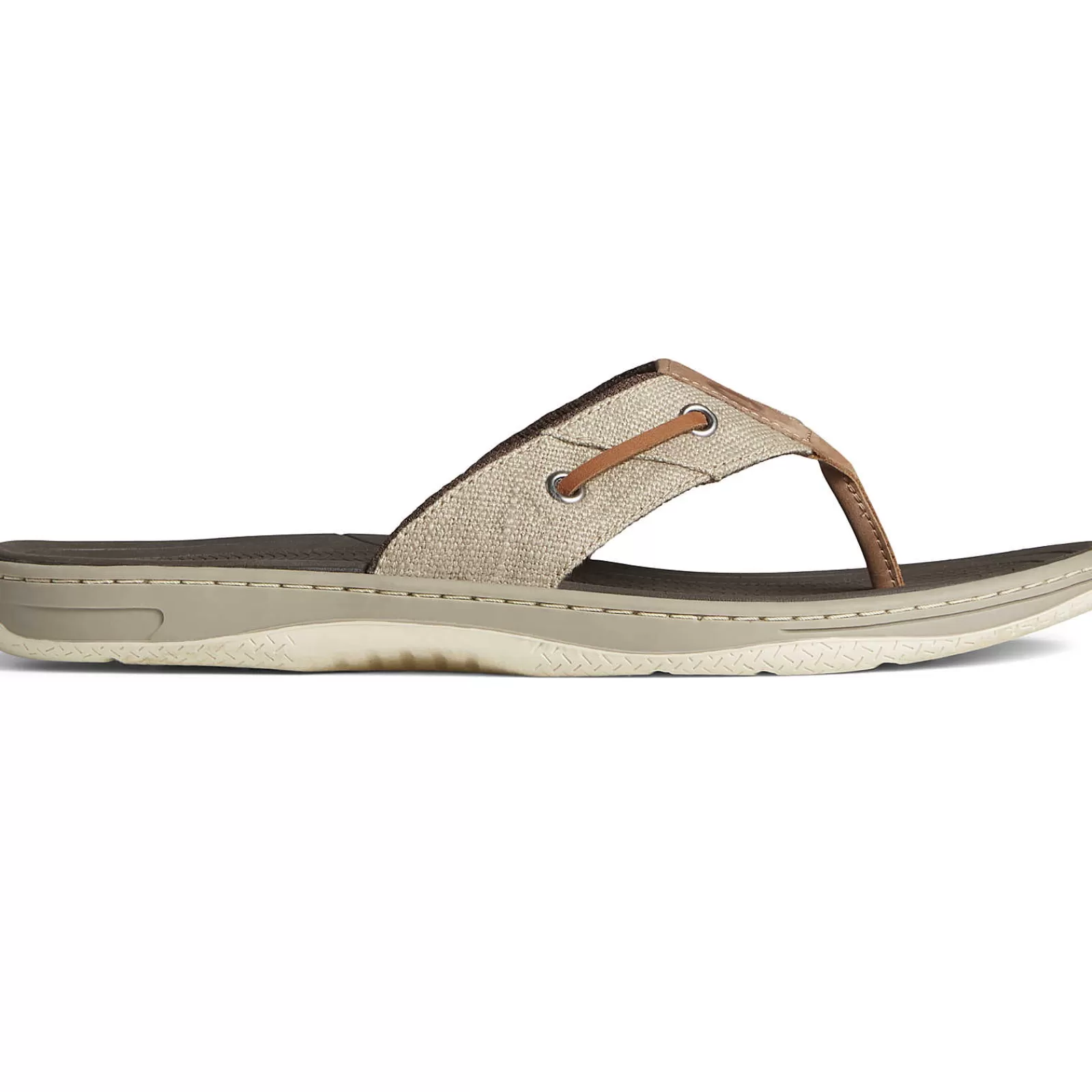 Sperry Men's SeaCycled™ Baitfish Baja Flip Flop Taupe Cheap