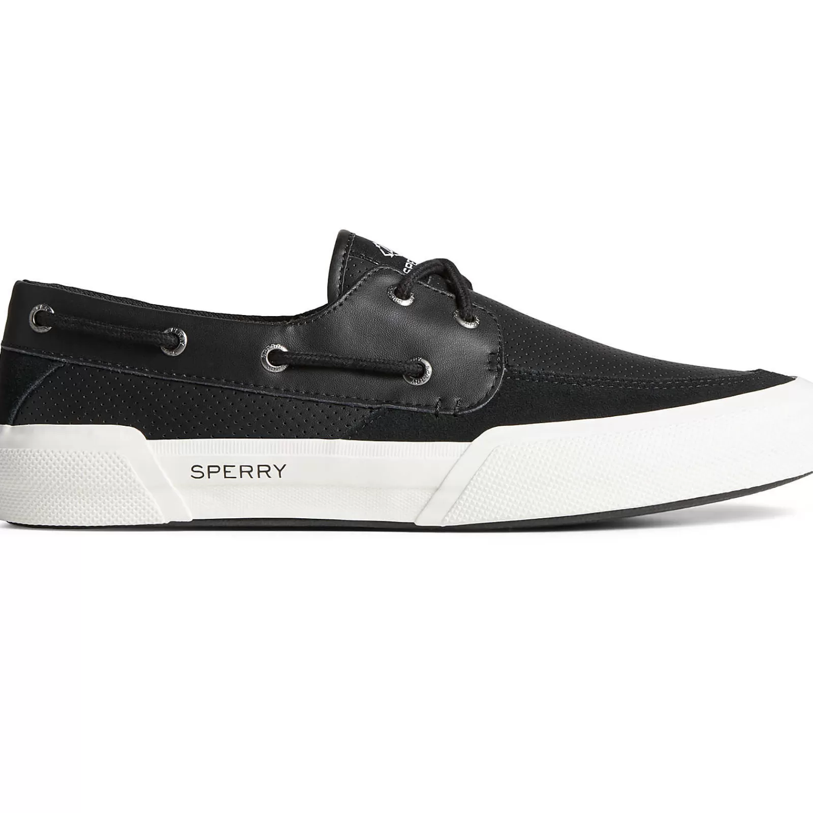 Sperry Men's SeaCycled™ Soletide 2-Eye Sneaker Black Discount