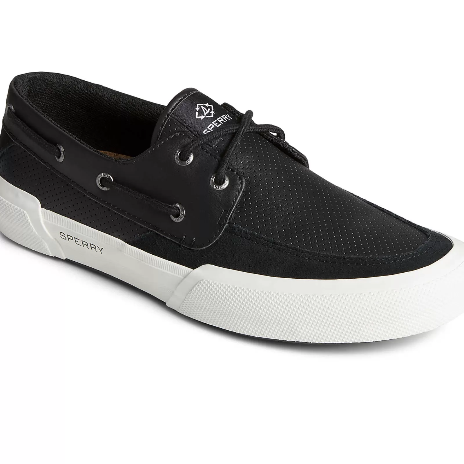 Sperry Men's SeaCycled™ Soletide 2-Eye Sneaker Black Discount