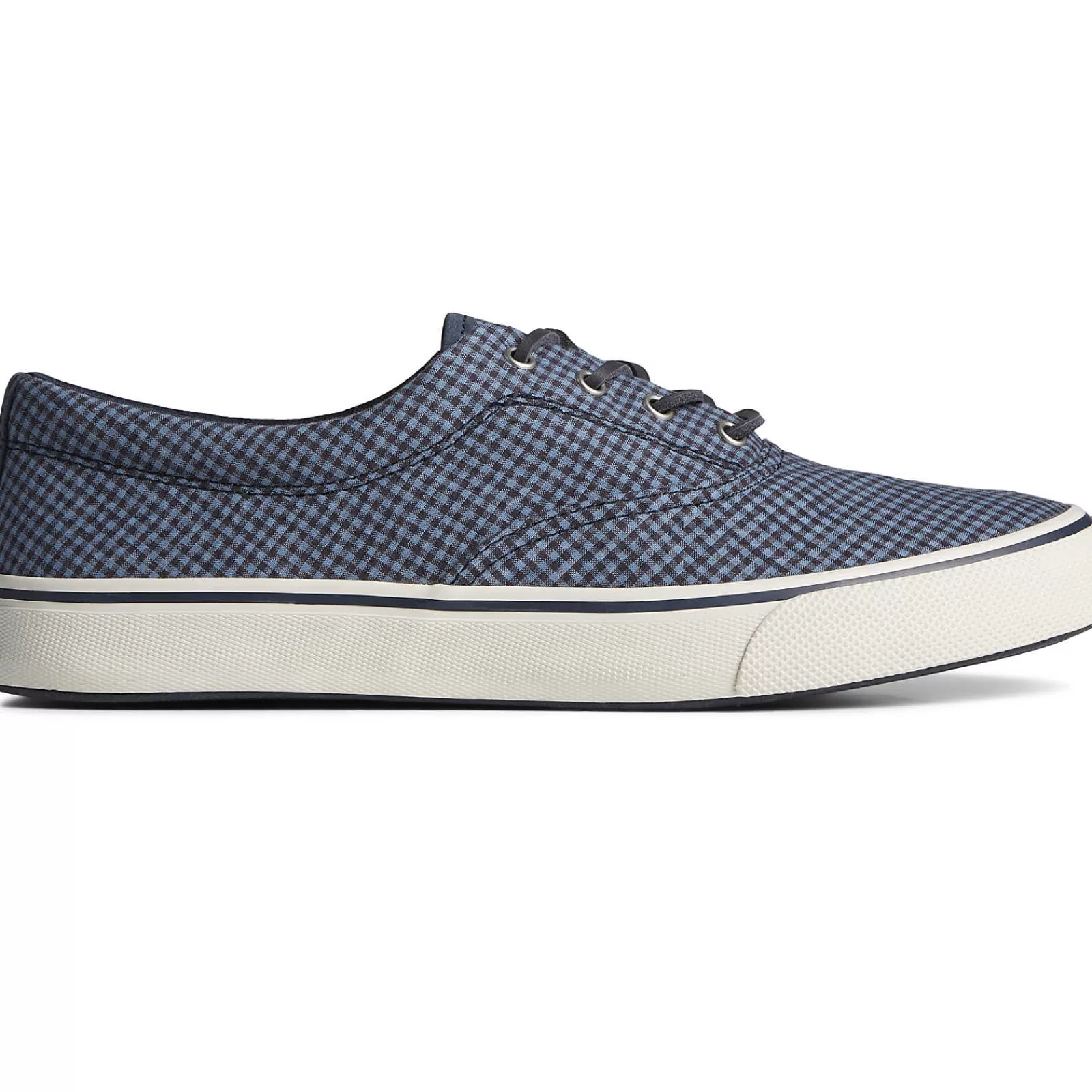 Sperry Men's SeaCycled™ Striper II CVO Gingham Sneaker Blue Sale