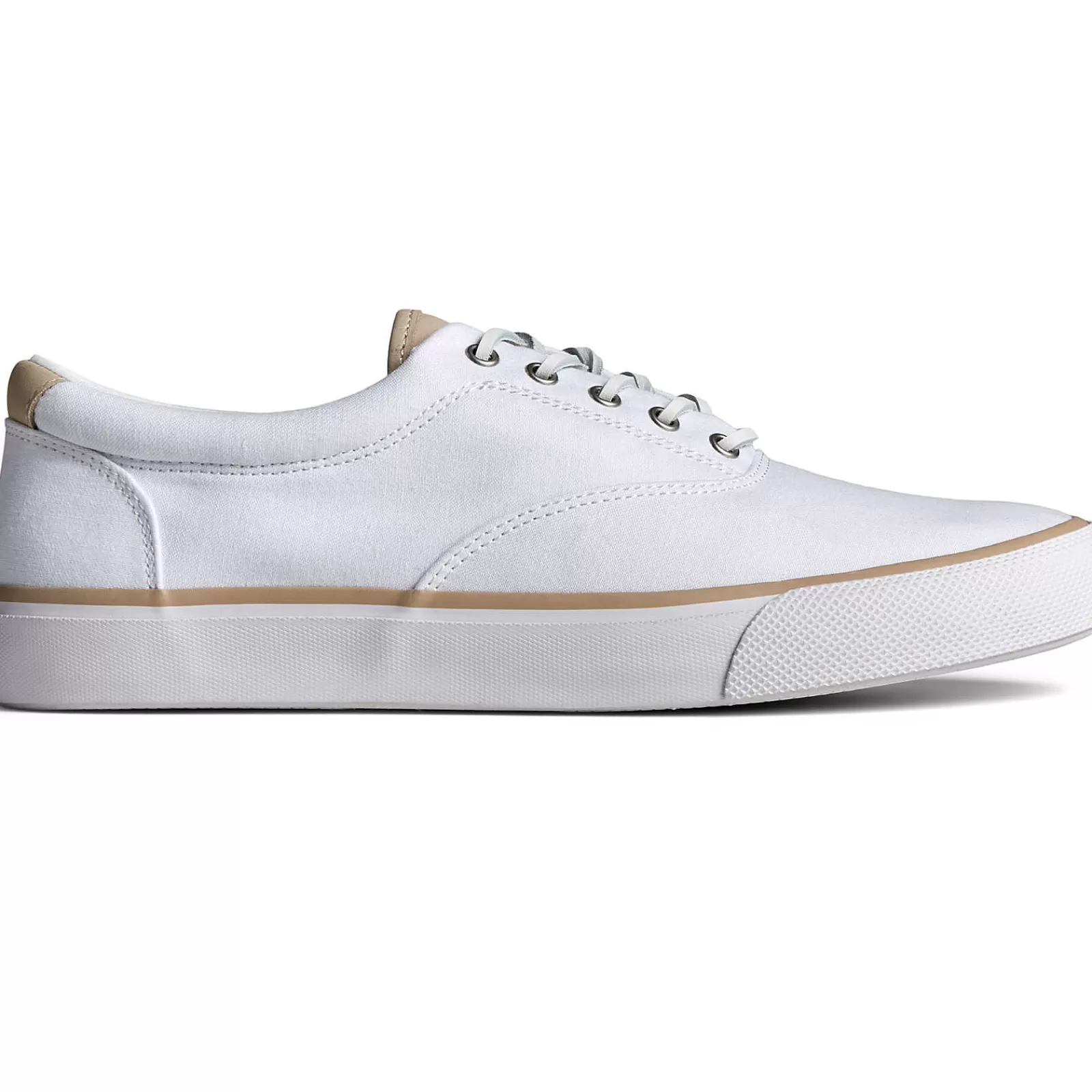 Sperry Men's SeaCycled™ Striper II CVO Twill Sneaker White Clearance