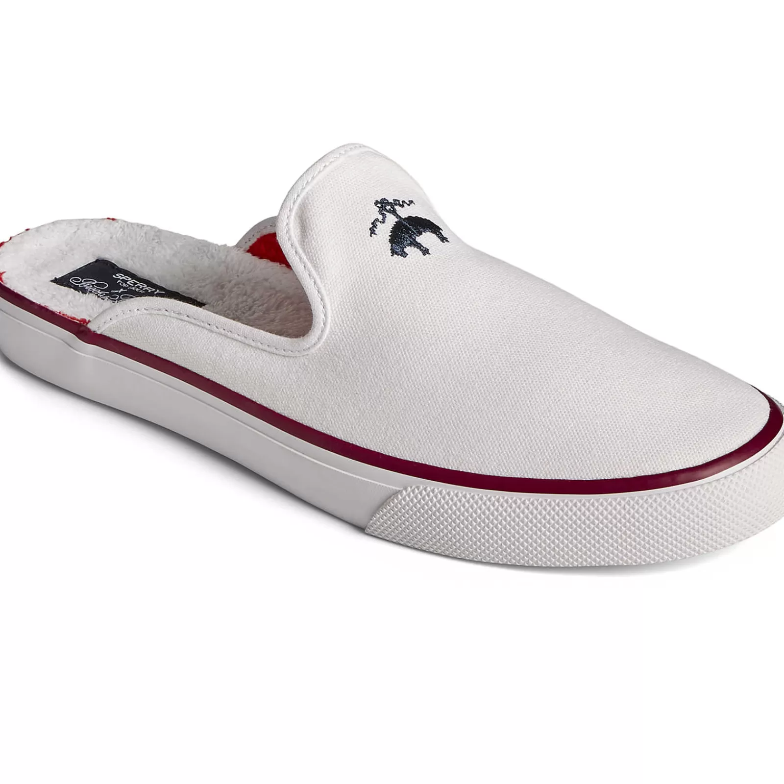 Sperry Men's x Brooks Brothers Mule White Sale