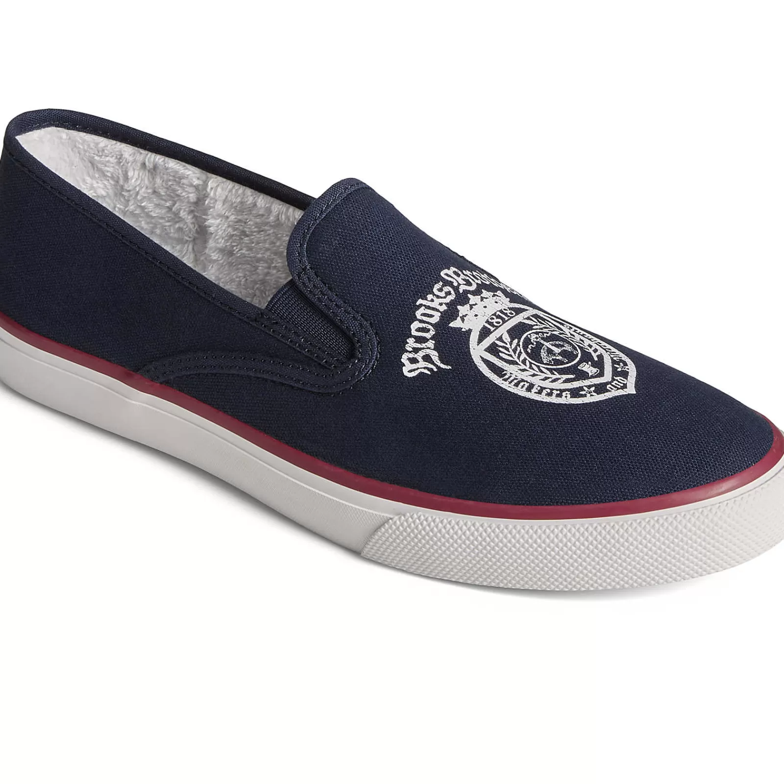 Sperry Men's x Brooks Brothers Slip On Sneaker Navy New