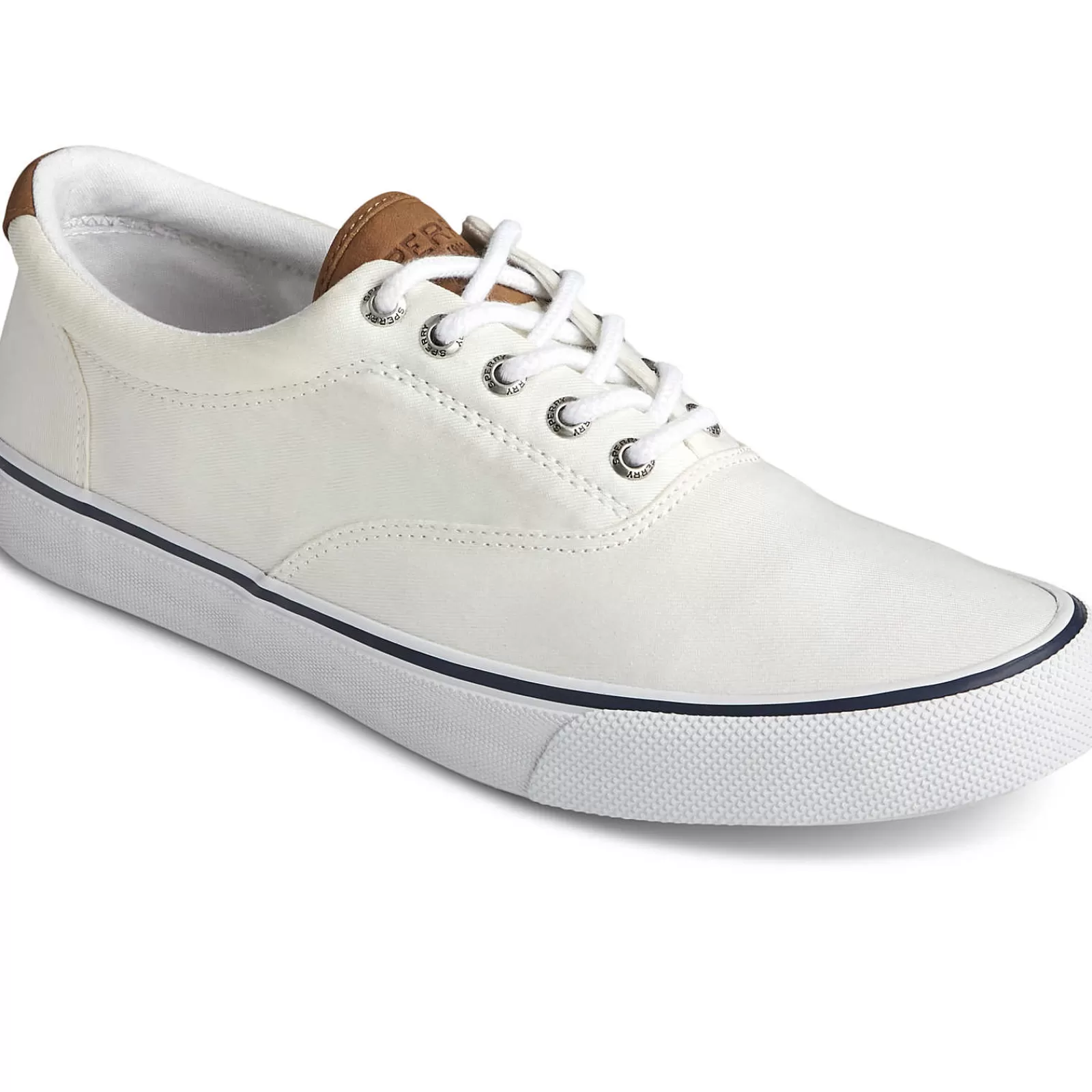 Sperry Men's Striper II CVO Sneaker Salt Washed White New