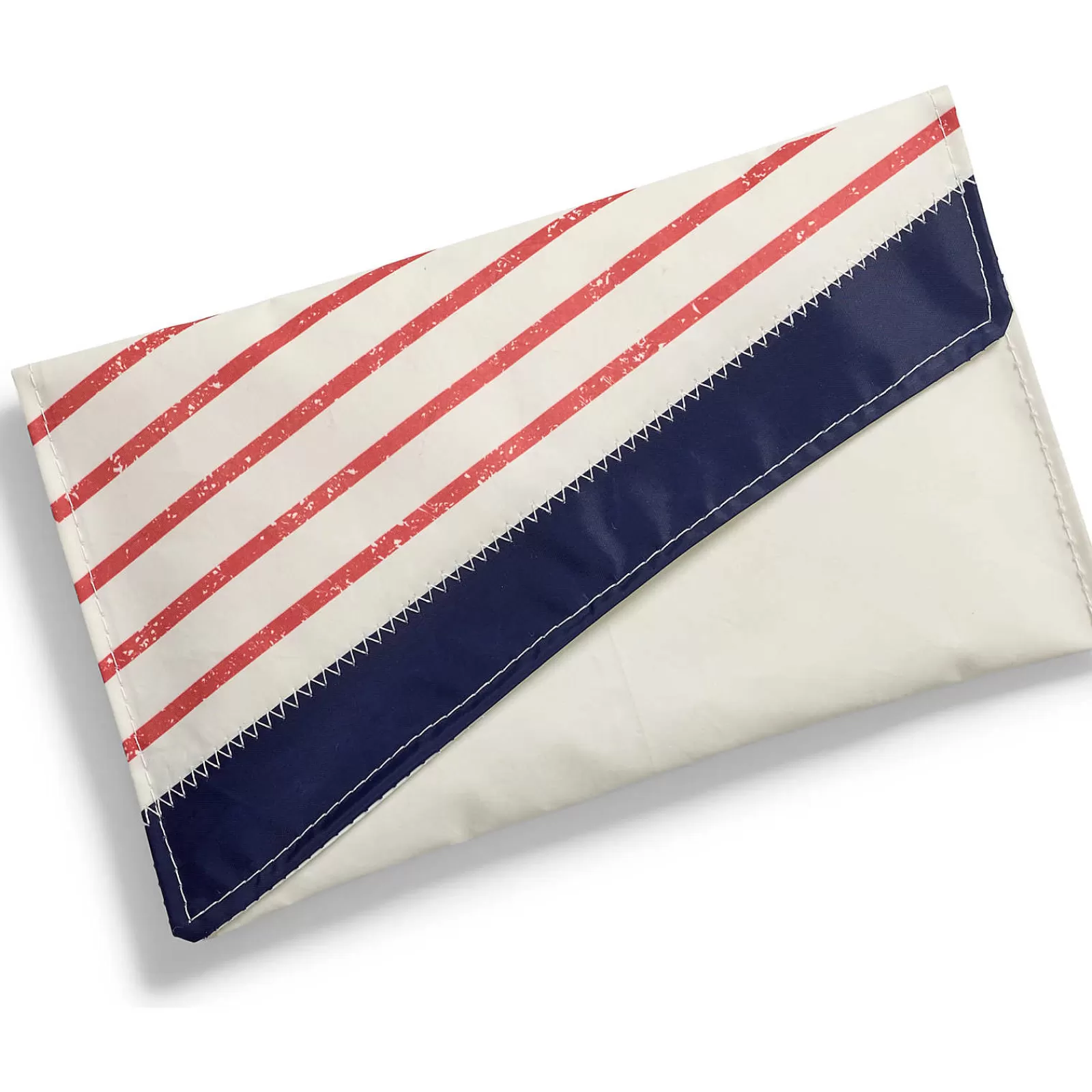 Sperry Sea Bags Clutch Navy Mariner Stripe Flash Sale