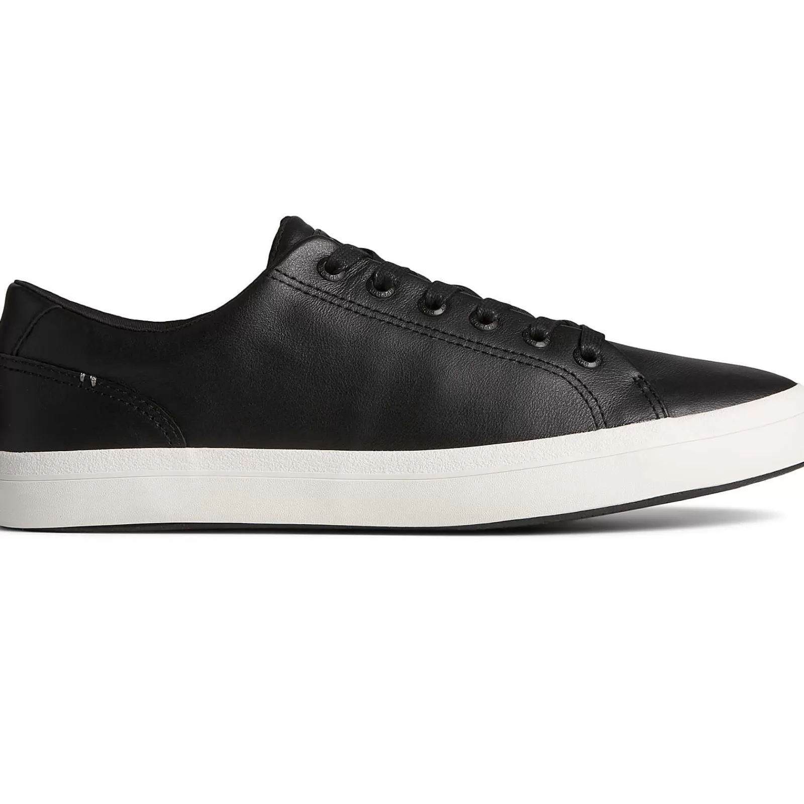 Sperry Striper II LLT Leather Sneaker Black Best Sale