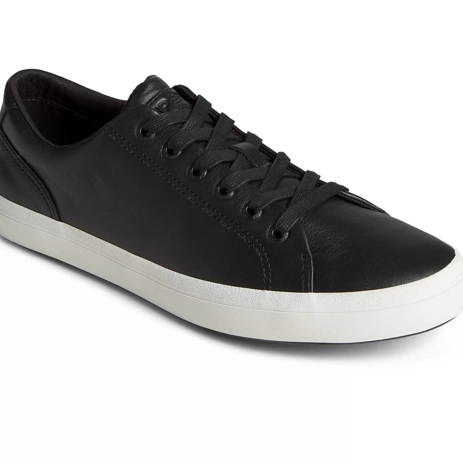 Sperry Striper II LLT Leather Sneaker Black Best Sale