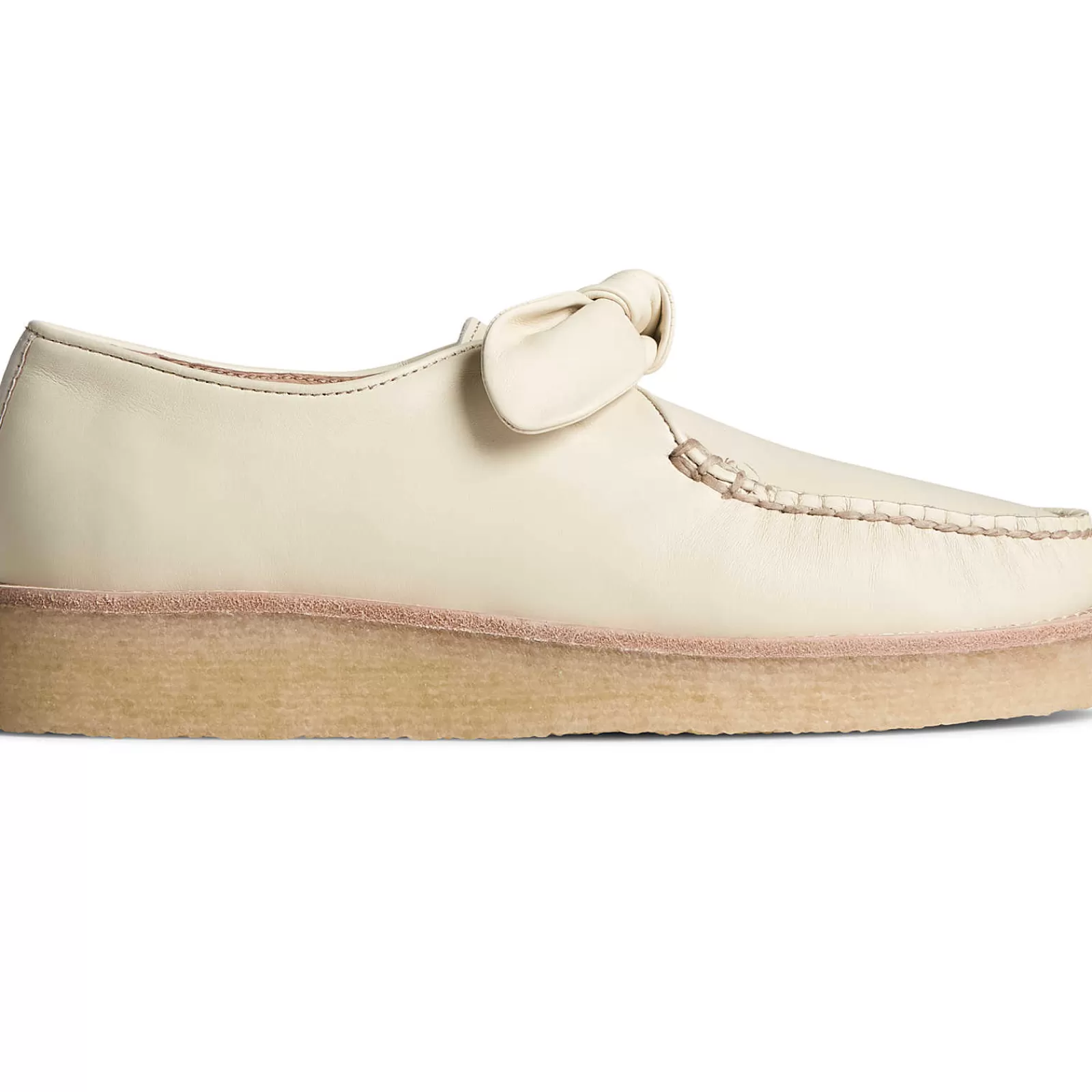 Sperry Women's Captain's Crepe Bow Oxford Ivory Cheap