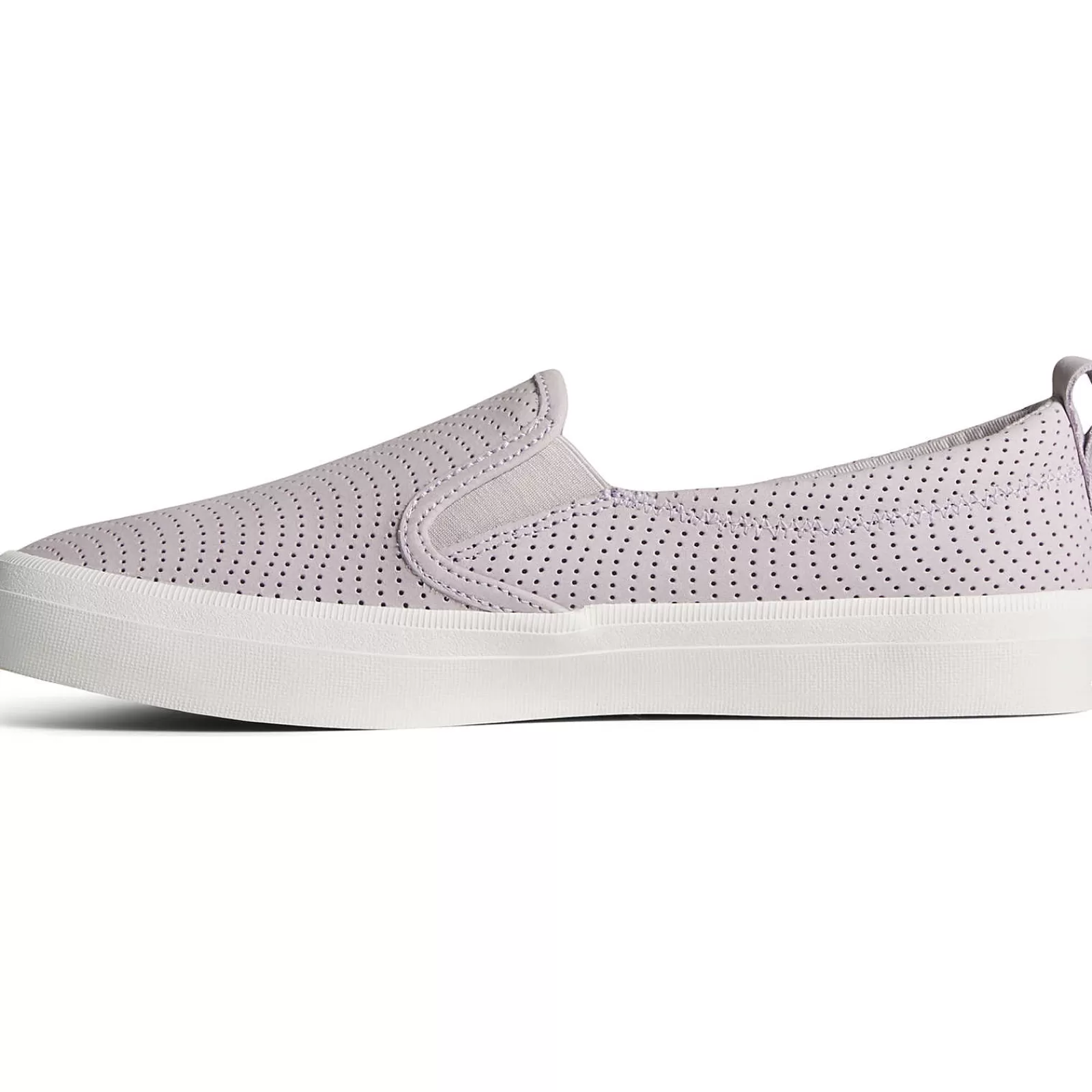 Sperry Women's Crest Twin Gore Leather Wave Perforated Sneaker Lilac Best