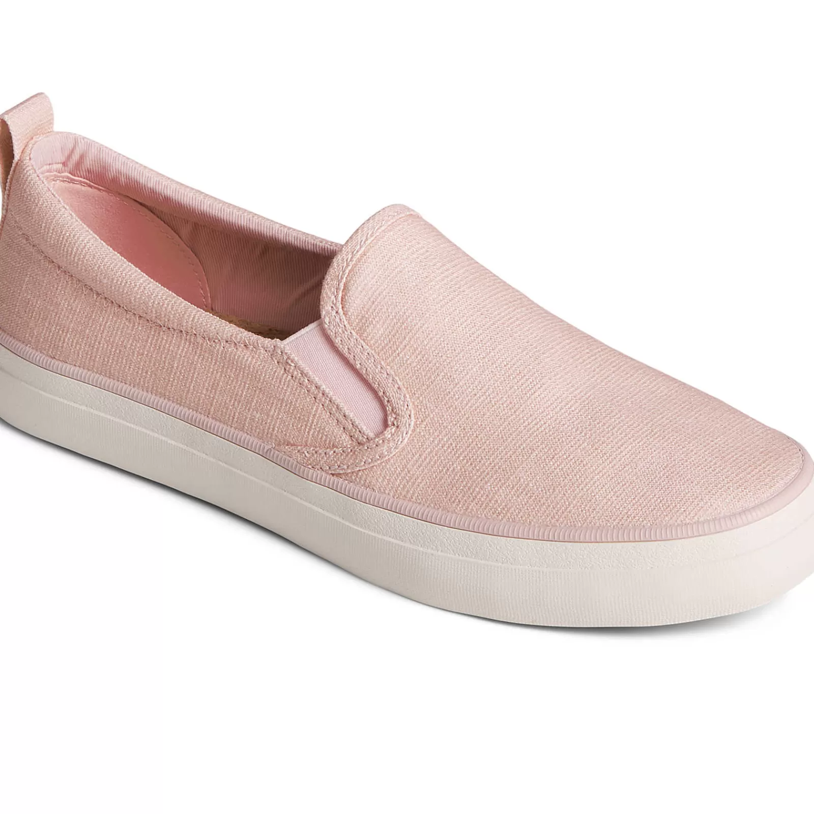 Sperry Women's Crest Twin Gore Shimmer Slip On Sneaker Rose Cheap