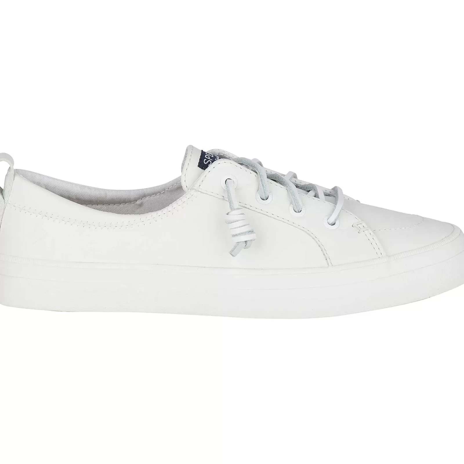 Sperry Women's Crest Vibe Leather Sneaker White Cheap