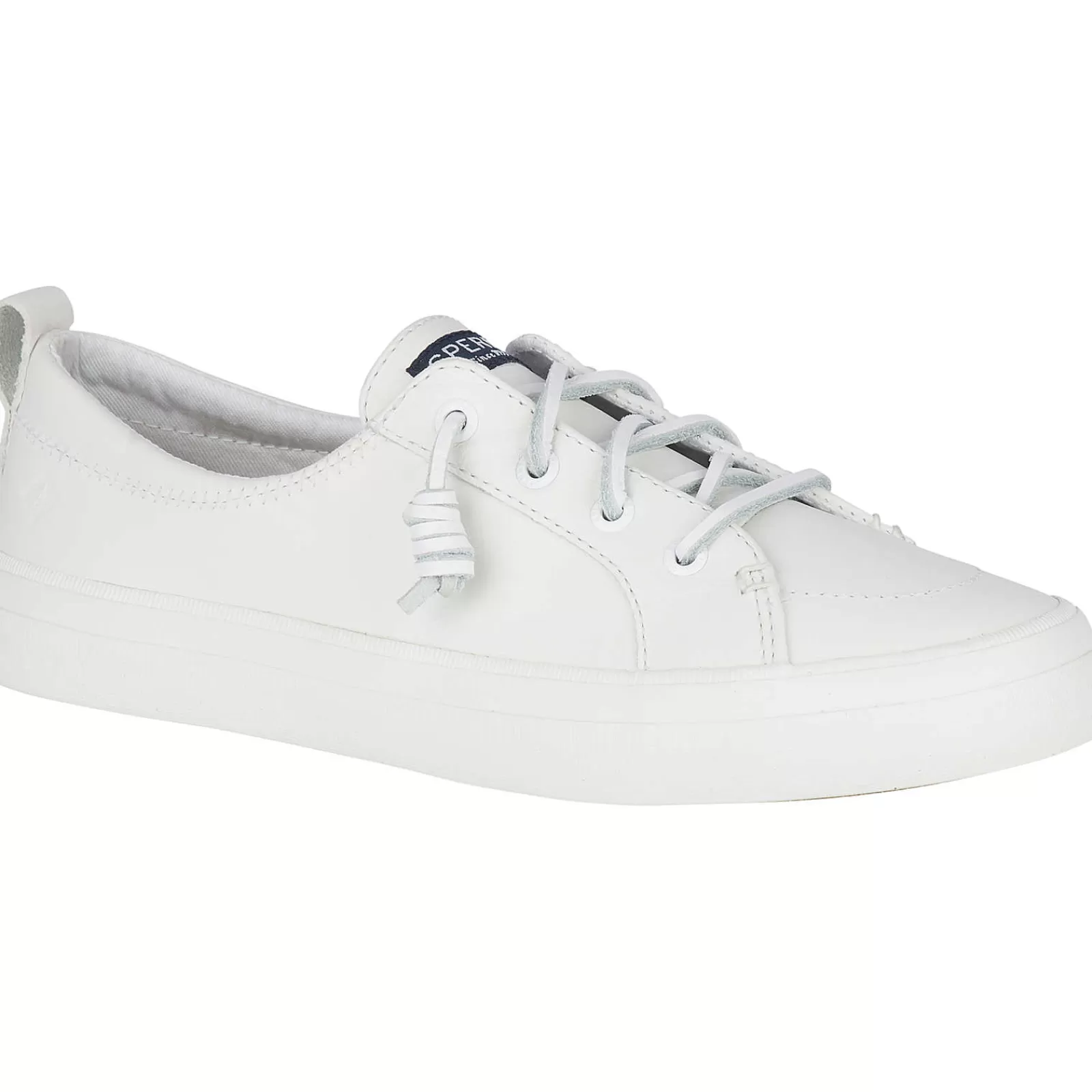 Sperry Women's Crest Vibe Leather Sneaker White Cheap