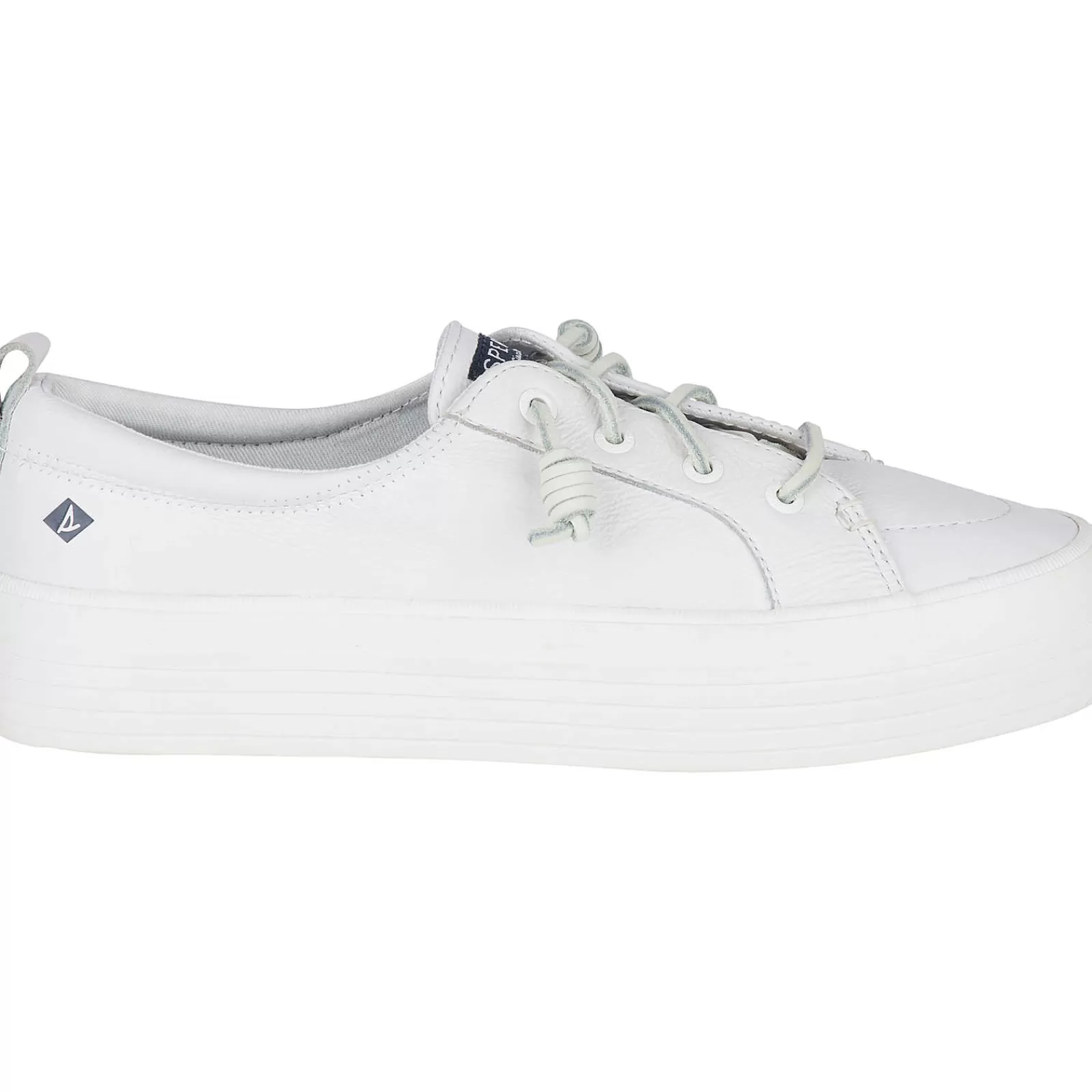 Sperry Women's Crest Vibe Platform Leather Sneaker White Online