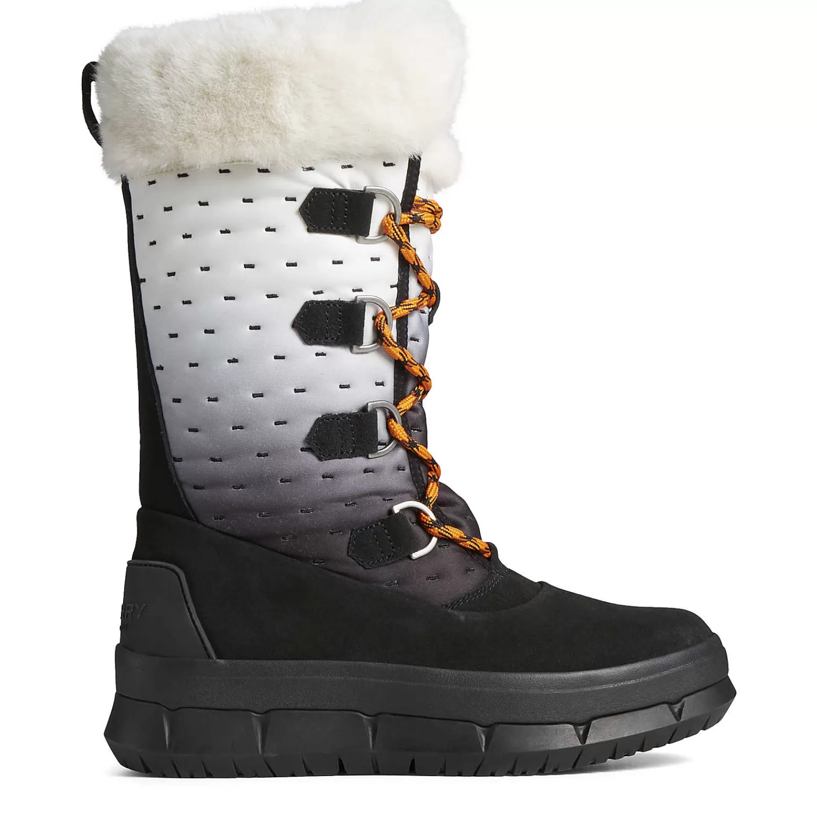 Sperry Women's Kittery Shibori Insulated Winter Boot Black Outlet