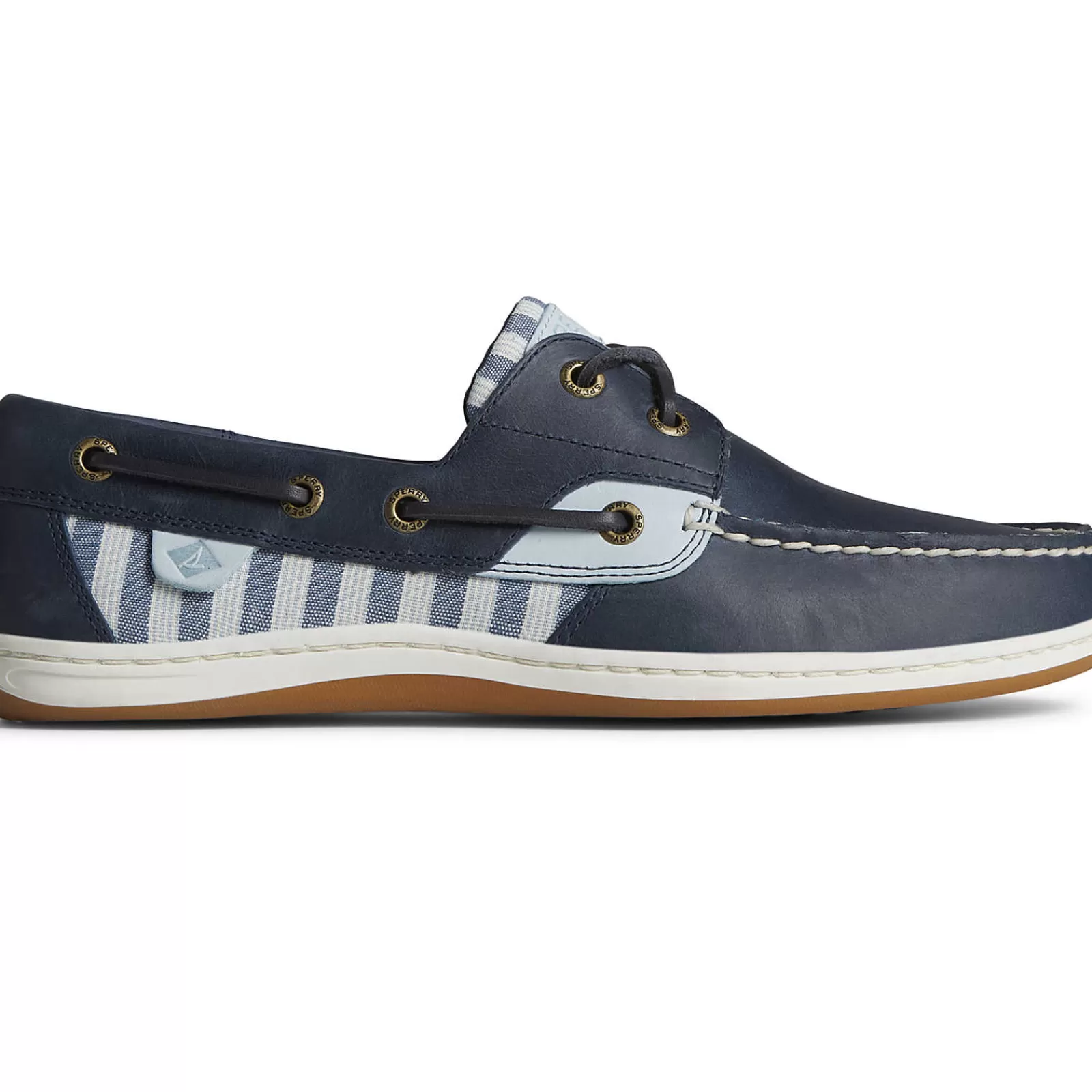 Sperry Women's Koifish Stripe Boat Shoe Navy Best