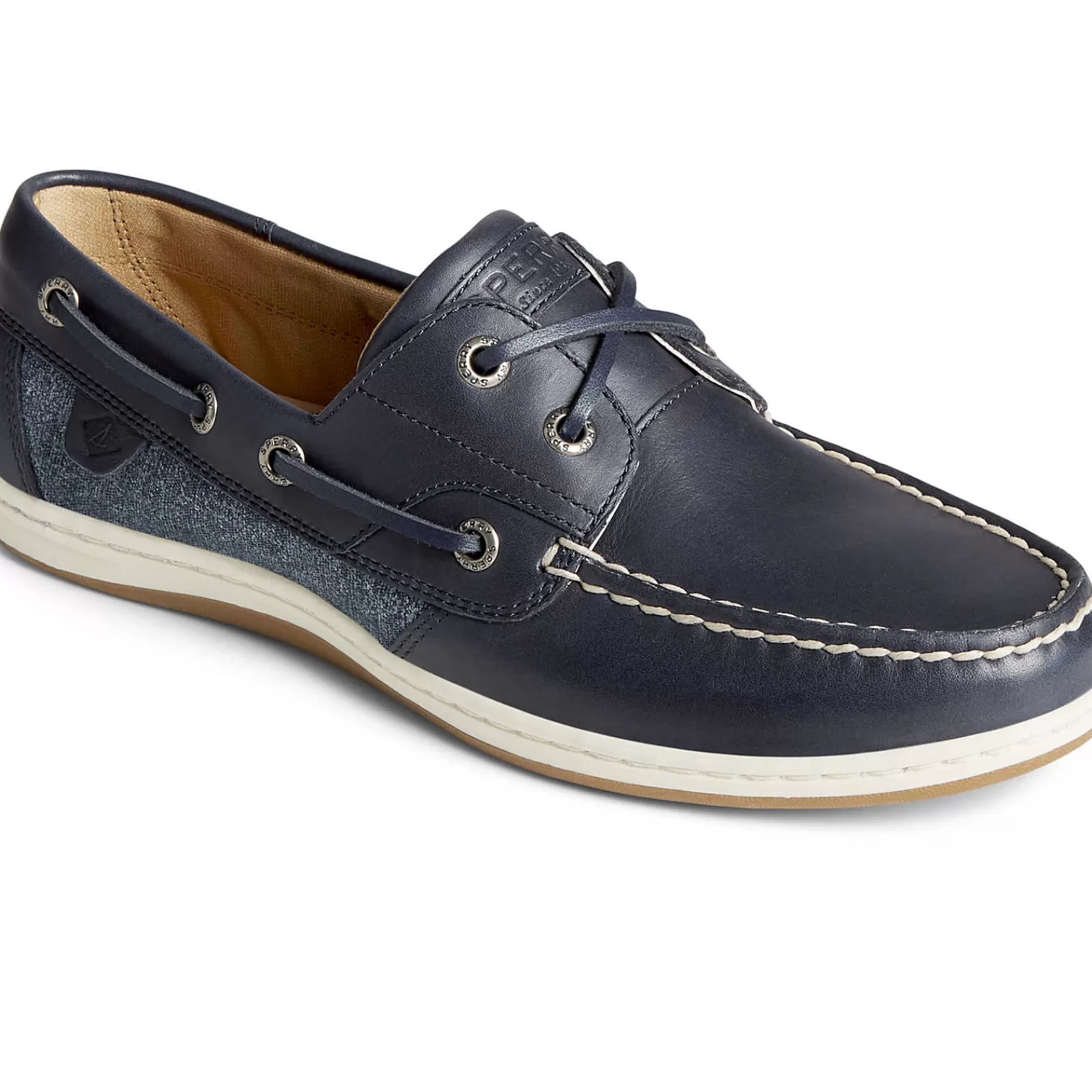 Sperry Women's Koifish Textured Stripe Boat Shoe Navy Cheap