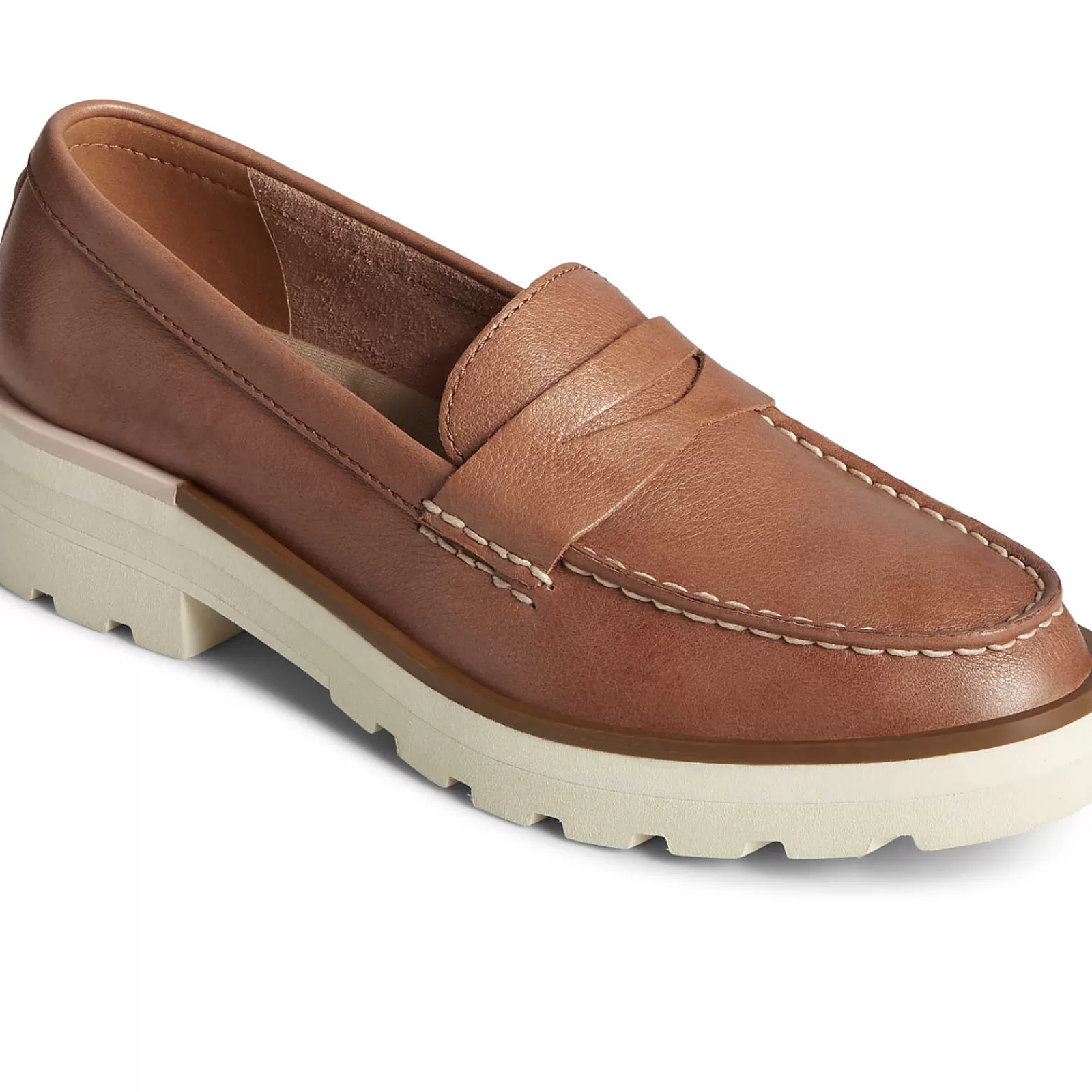 Sperry Women's Lug Penny Loafer Tan Best